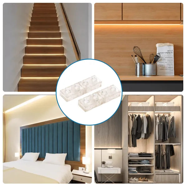 Lichtslang connector 2 stuks 230V AC - compleet