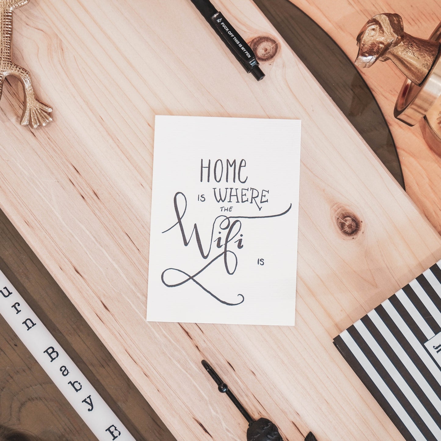 Ansichtkaart - Home Wifi - Papier - Set van 5 - A6