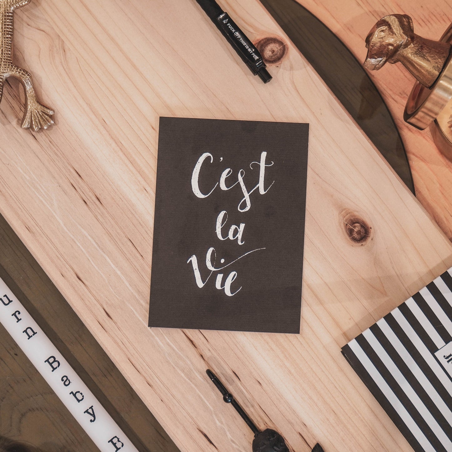 Ansichtkaart - C'est la Vie - Papier - Set van 5 -A6