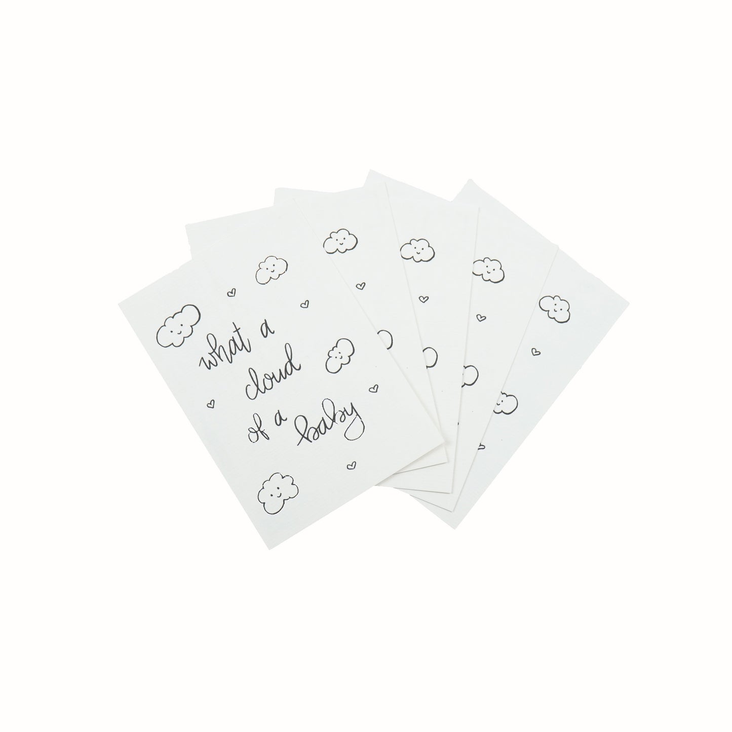 Ansichtkaart - Baby - Papier - Set van 5 - A6