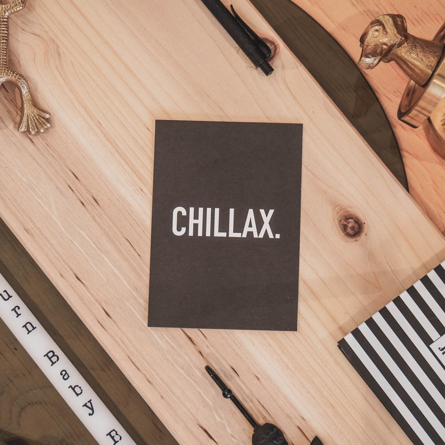 Ansichtkaart - Chillax - Papier - Set van 5 - A6