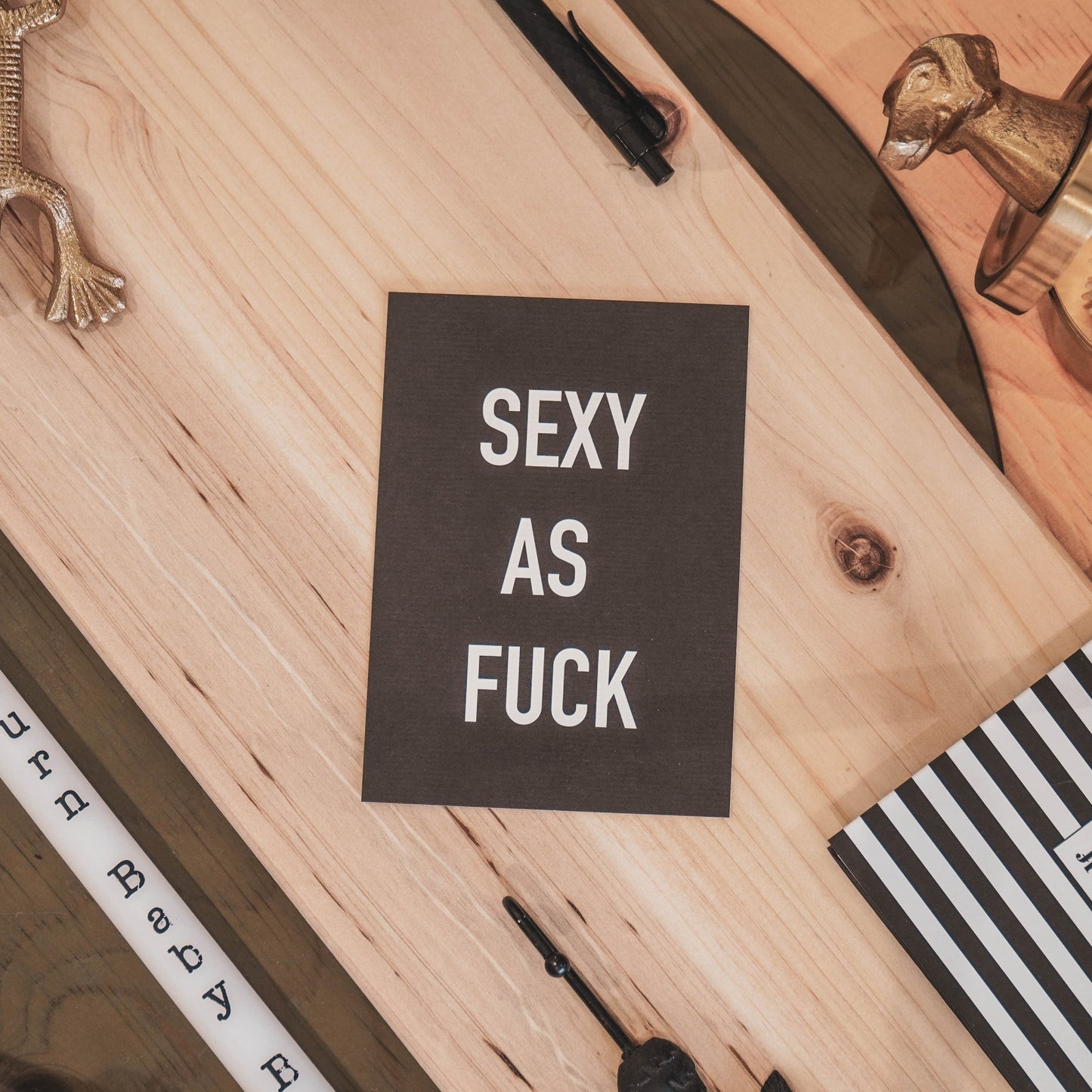 Ansichtkaart - Sexy as Fuck - Papier - A6 - Set van 5