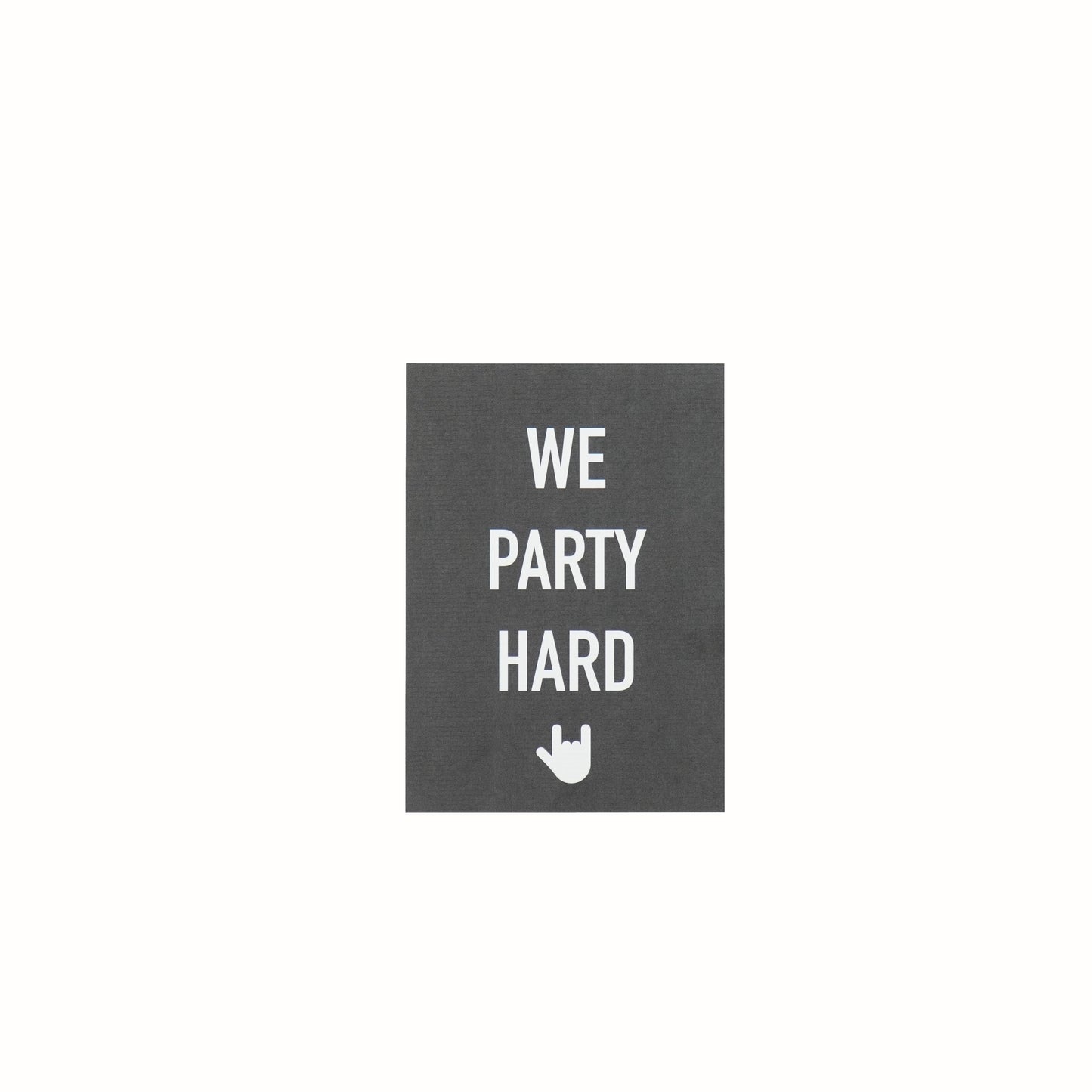 Ansichtkaart - We Party - Papier - Set van 5 - A6