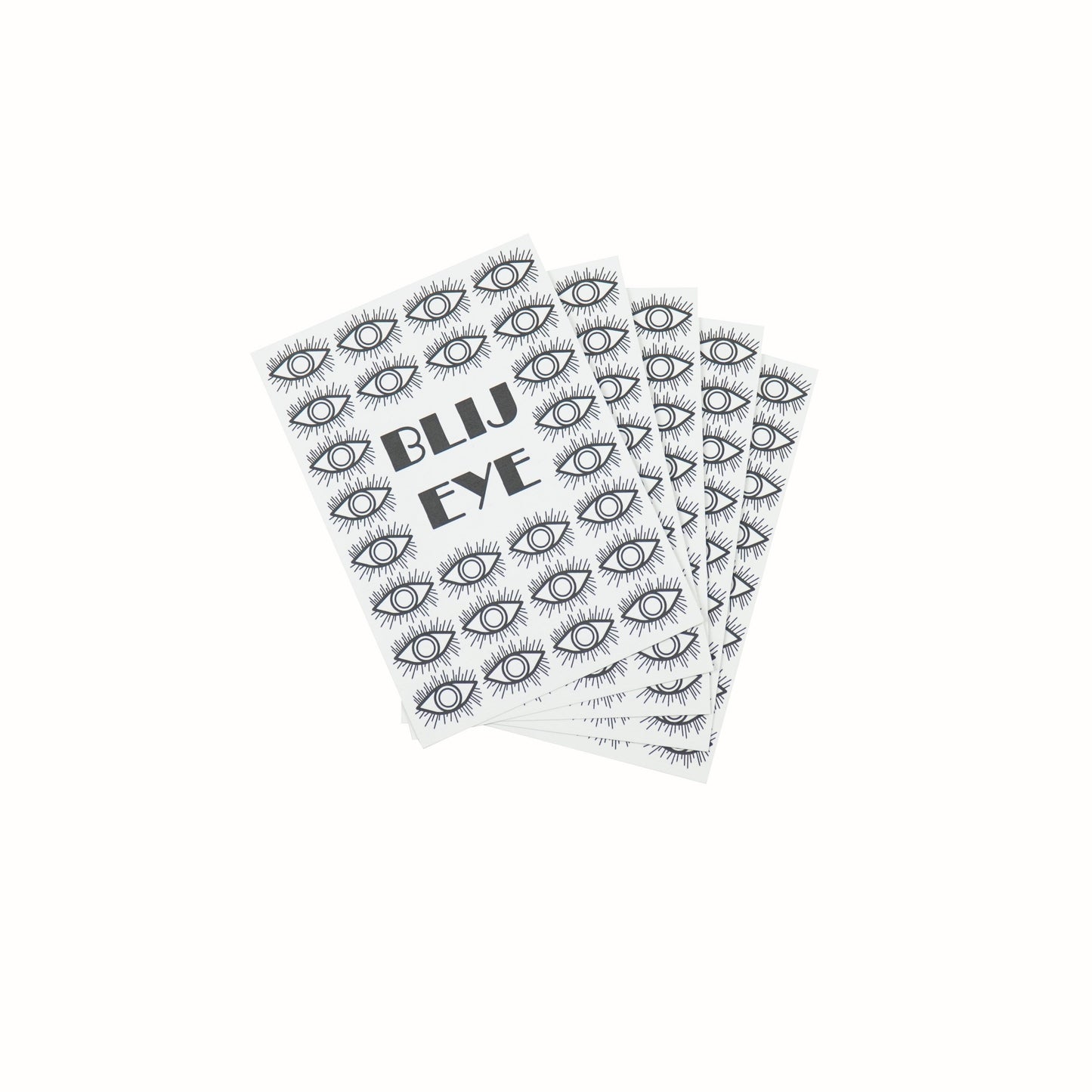 Ansichtkaart - Blij Eye - Papier - Set van 5 - A6