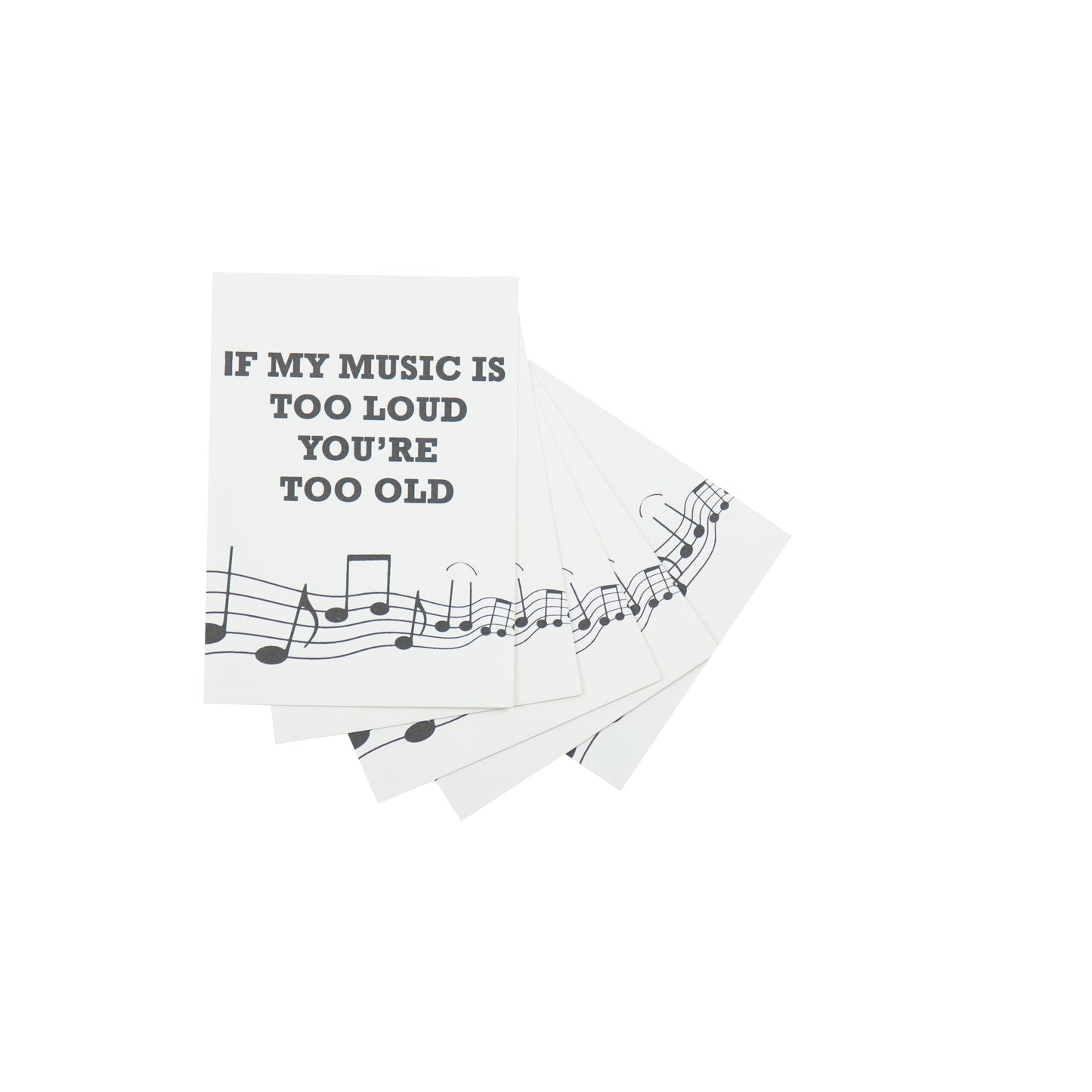 Ansichtkaart - Music - Papier - Set van 5 - A6