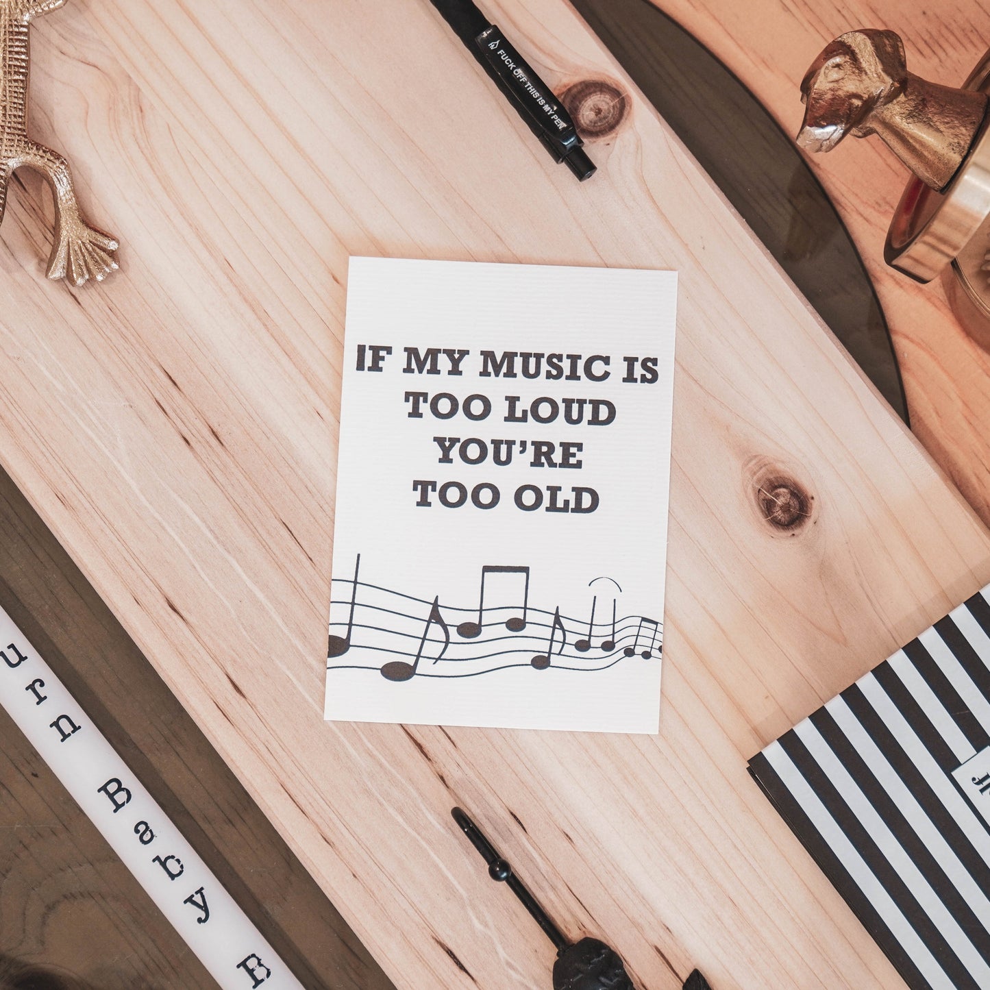 Ansichtkaart - Music - Papier - Set van 5 - A6
