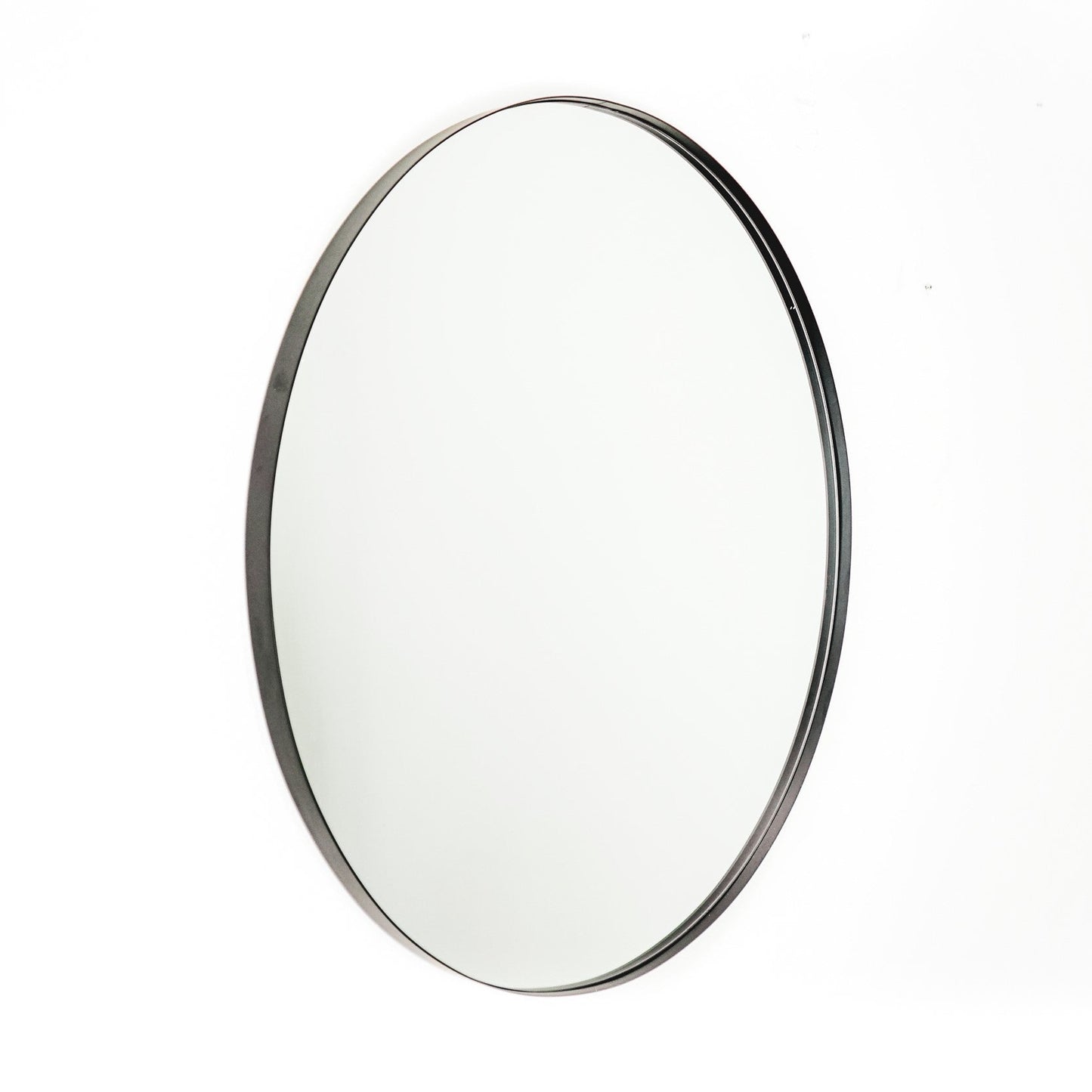 Spiegel - Rond - Metaal - Zwart - Ø50cm