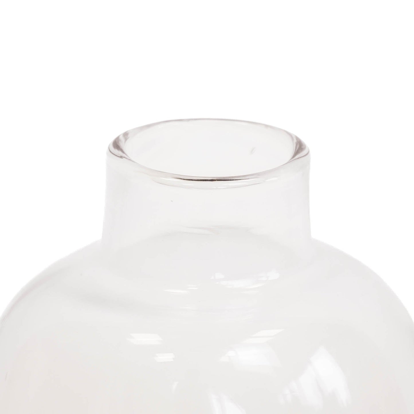 Vaas - Dipdye - Glas - Helder/Zwart - 12x16cm