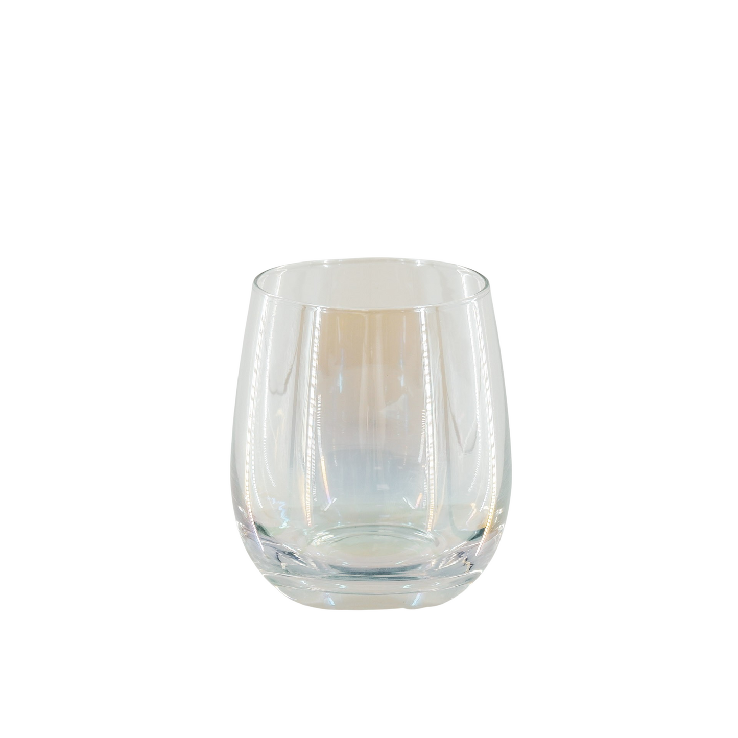 Regenboog Waterglazen - Glas - Meerkleurig - S2 - 8,5x 9,5cm