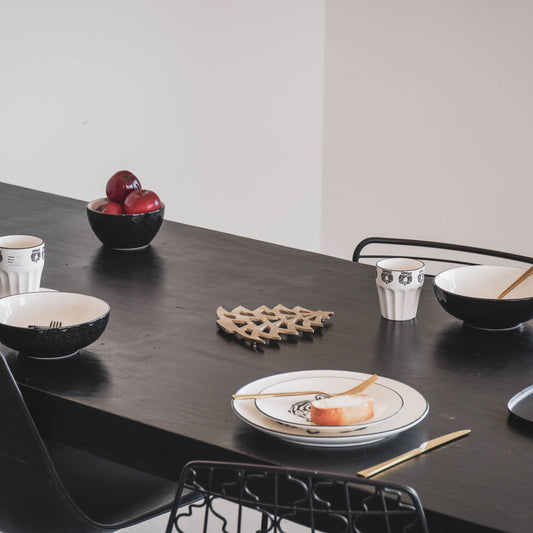 Onderzetter - Kerstboom - Messing - Goud - 20x19x1.5cm