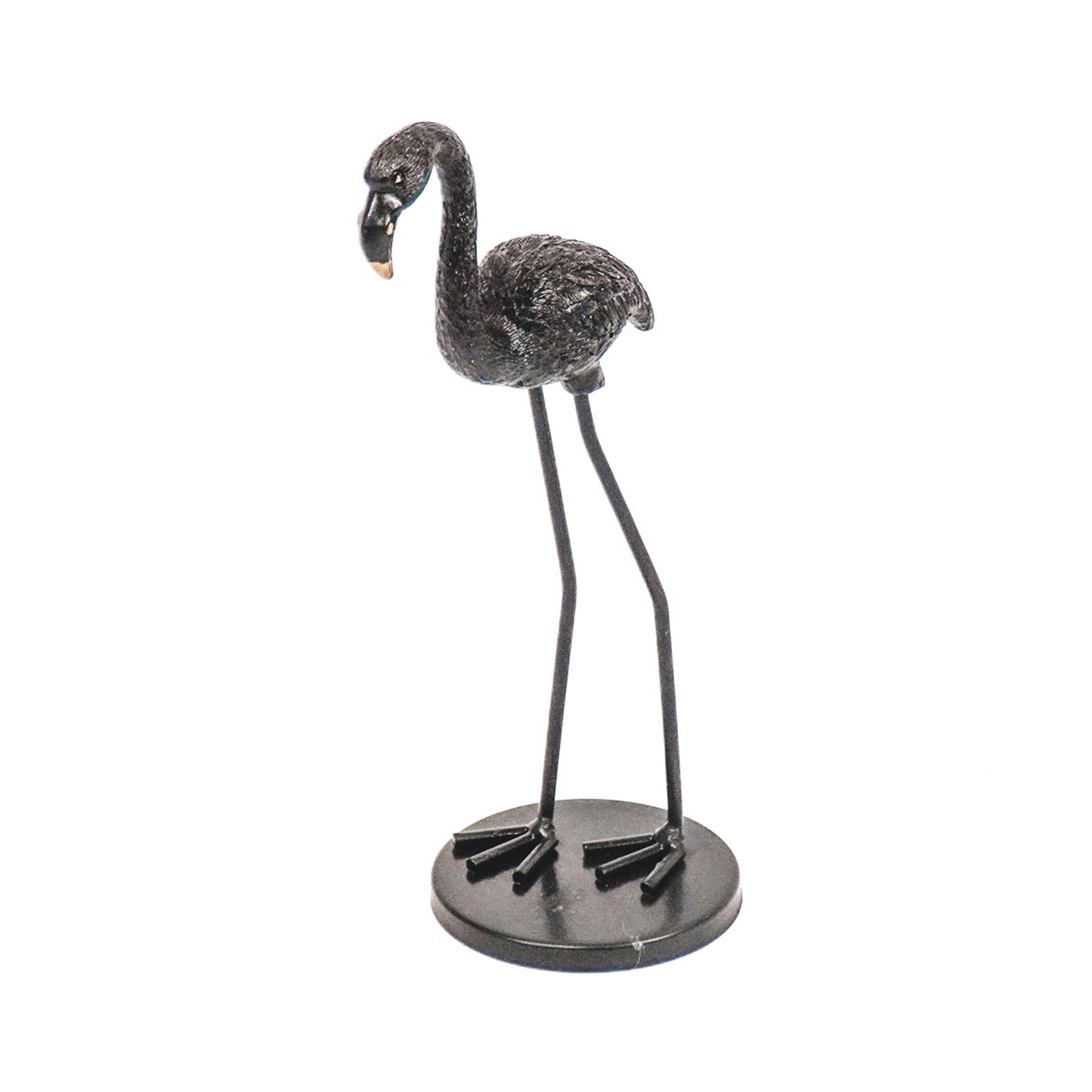Flamingo Zwart - 9x7,5x19,5cm