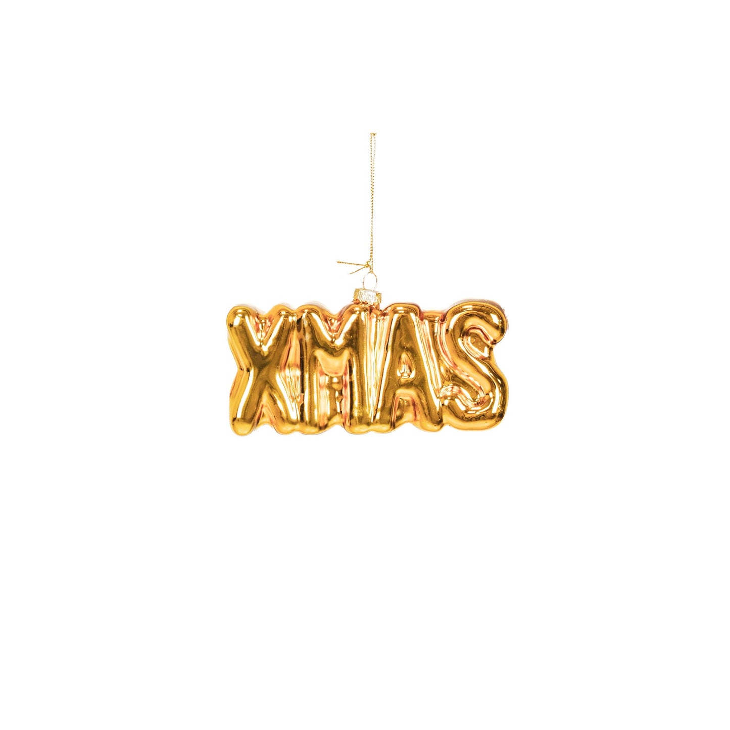 Kersthanger - XMAS Hanger - Glas - 14,5x3,5x7,5cm