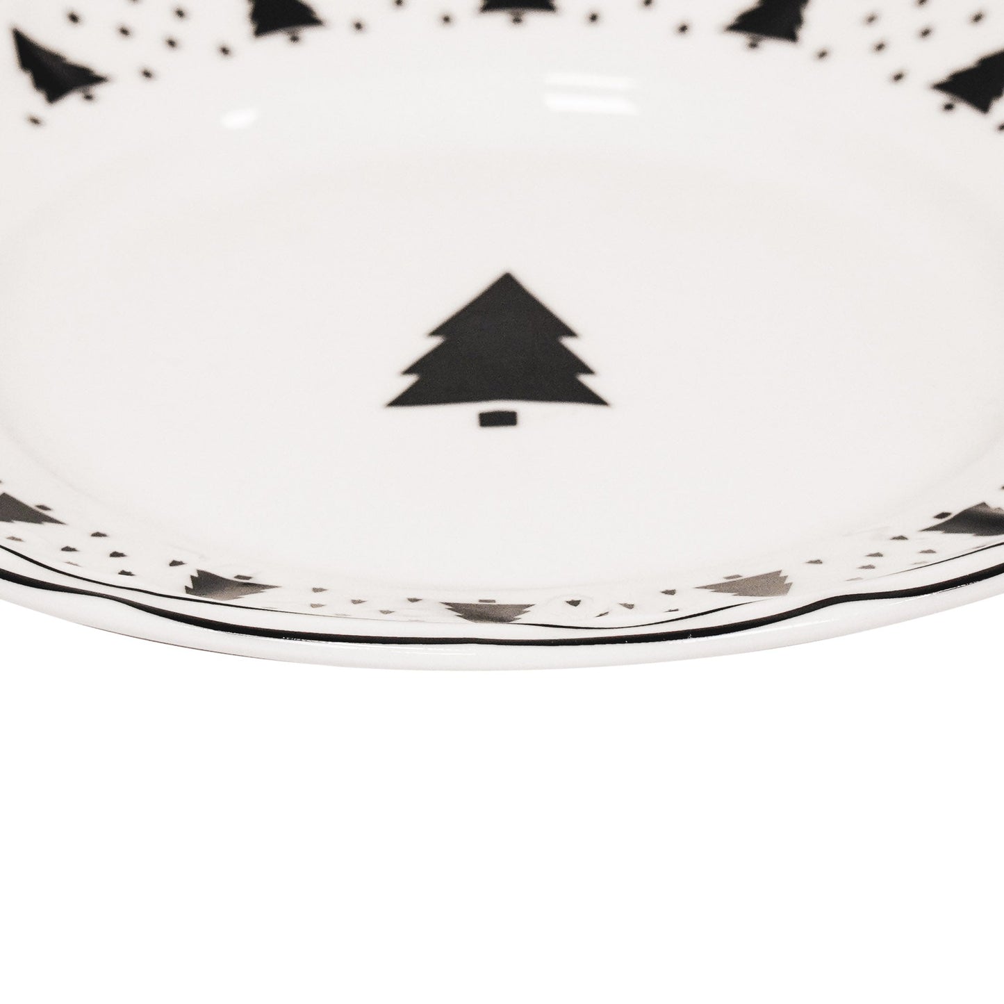 Gebaksbord - Kerstboom - Newbone China - Ø15cm