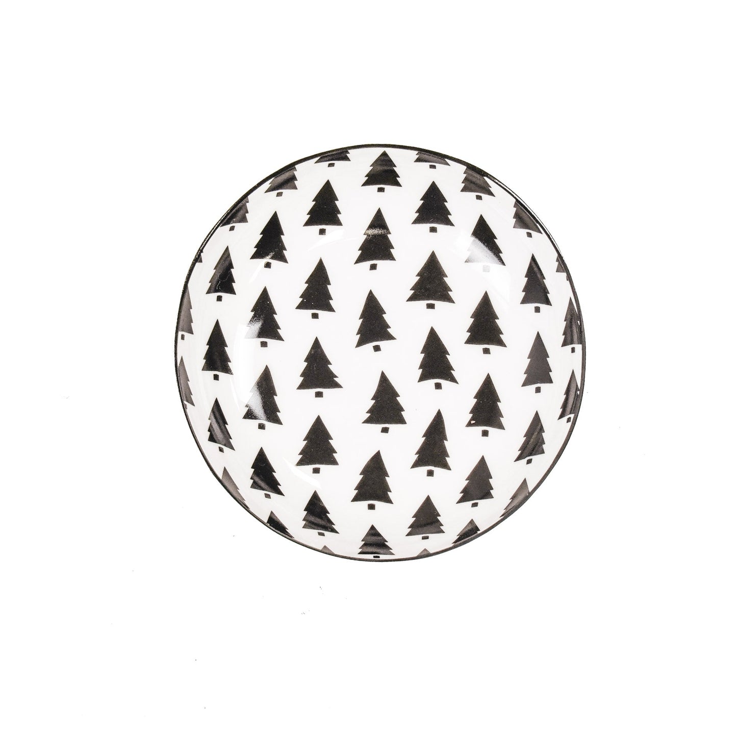 Snackbordje - Kerstboom - Newbone China - Ø9,5cm