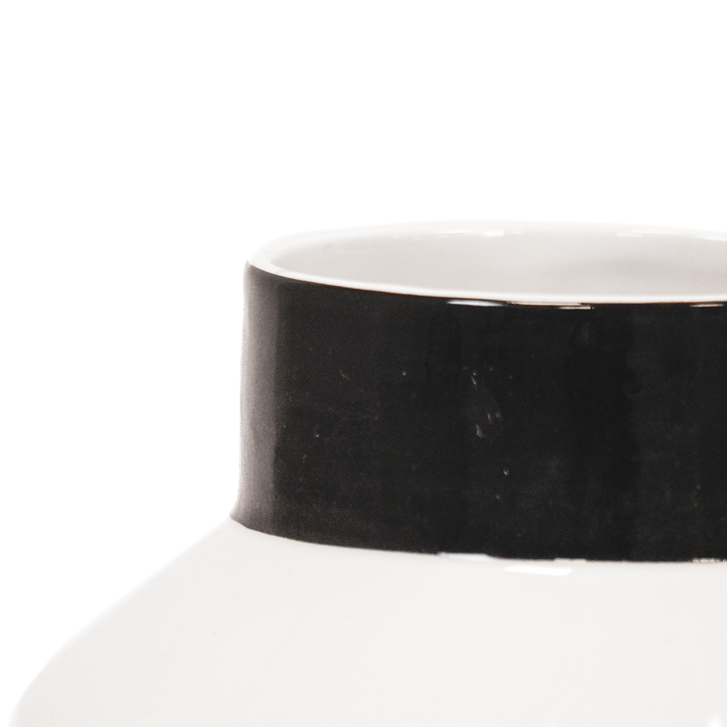 Vaas - Dipdye - Newbone China - Zwart - 25x35cm