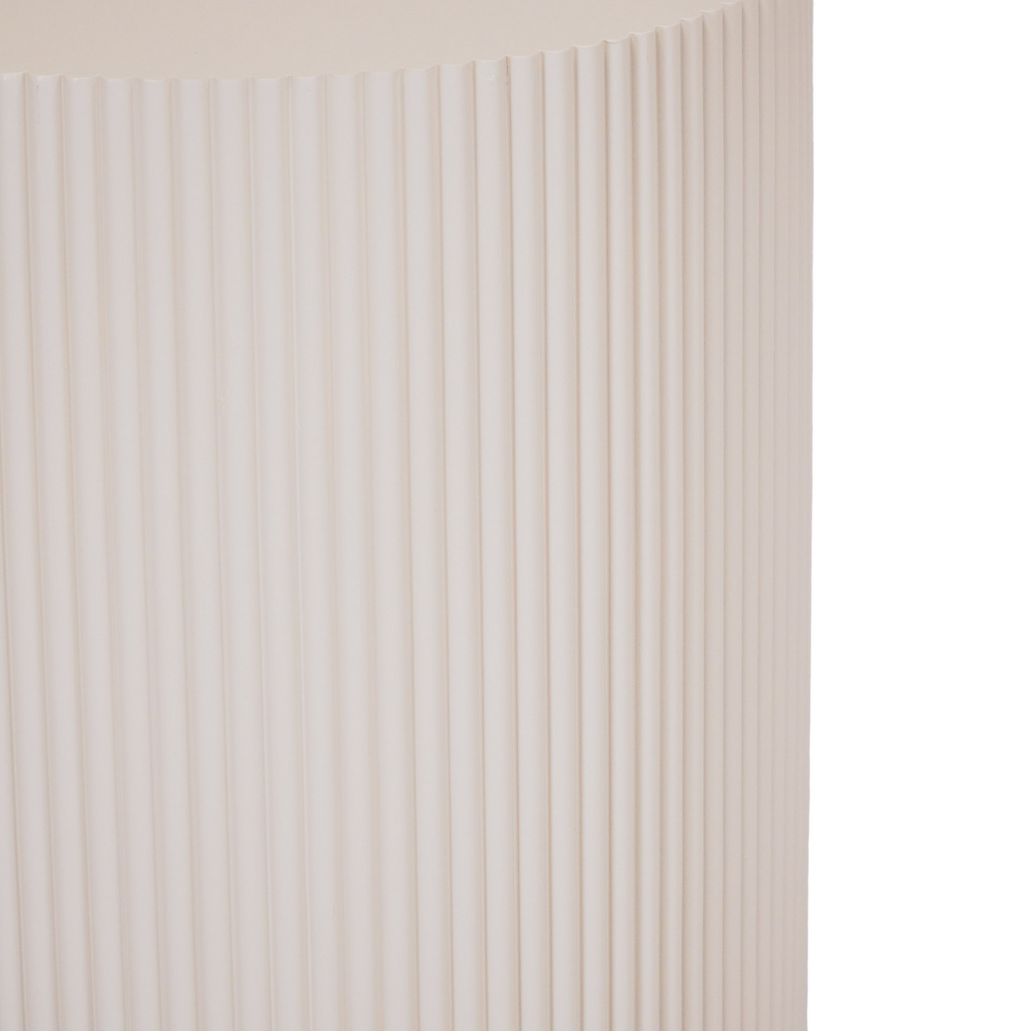 Bijzettafel /Pilaar- Cilinder- MDF - Zand - 30x30x54cm