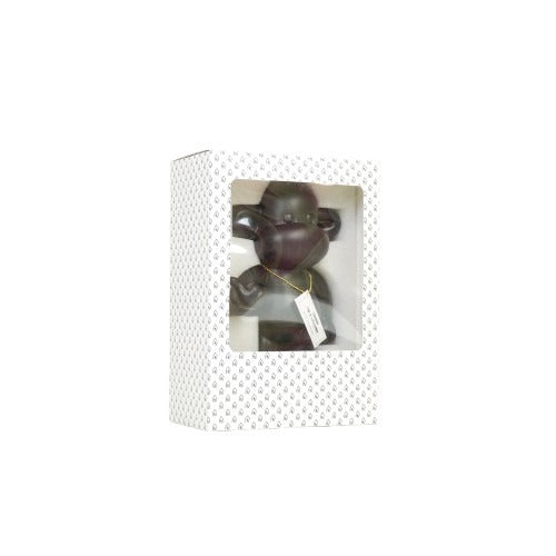 Ornament - Hang loose Aap Beeld 'The Legend' - Polyresin - Zwart - 20,5x13,5x35cm