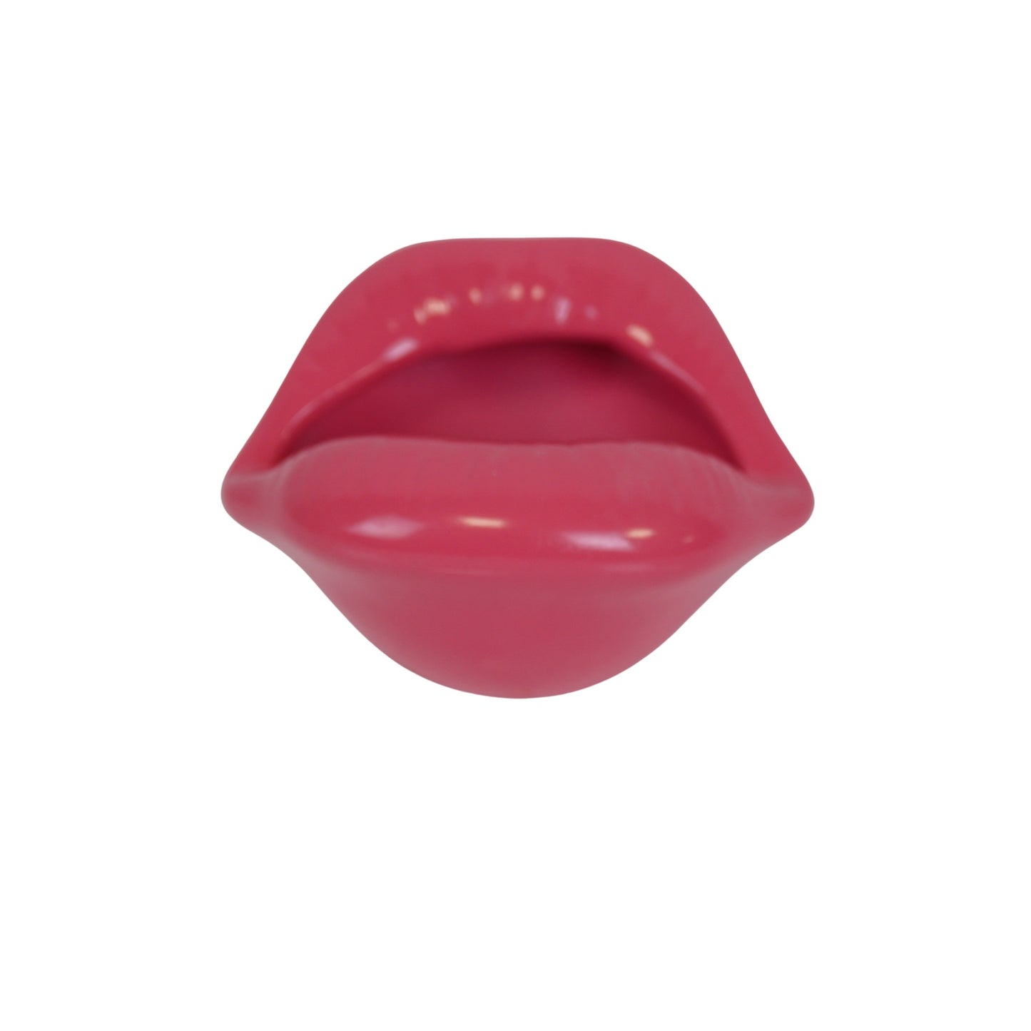 Pot - Ornament - Lip - Ceramics - Neon Pink - 12,5x11x7,5cm