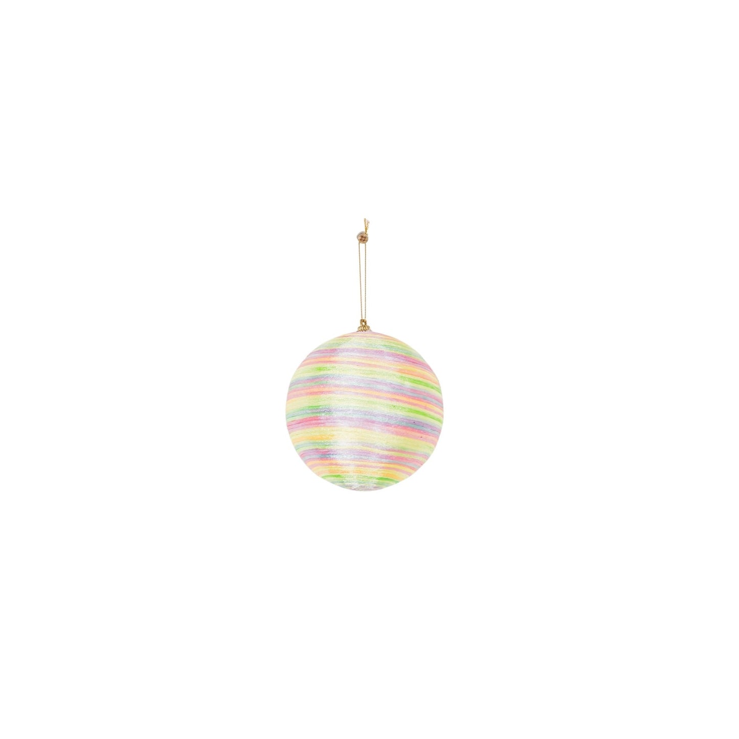 Kerst Hangers - Kerstballen - Foam - Fluor Kleuren - S3- 8 cm