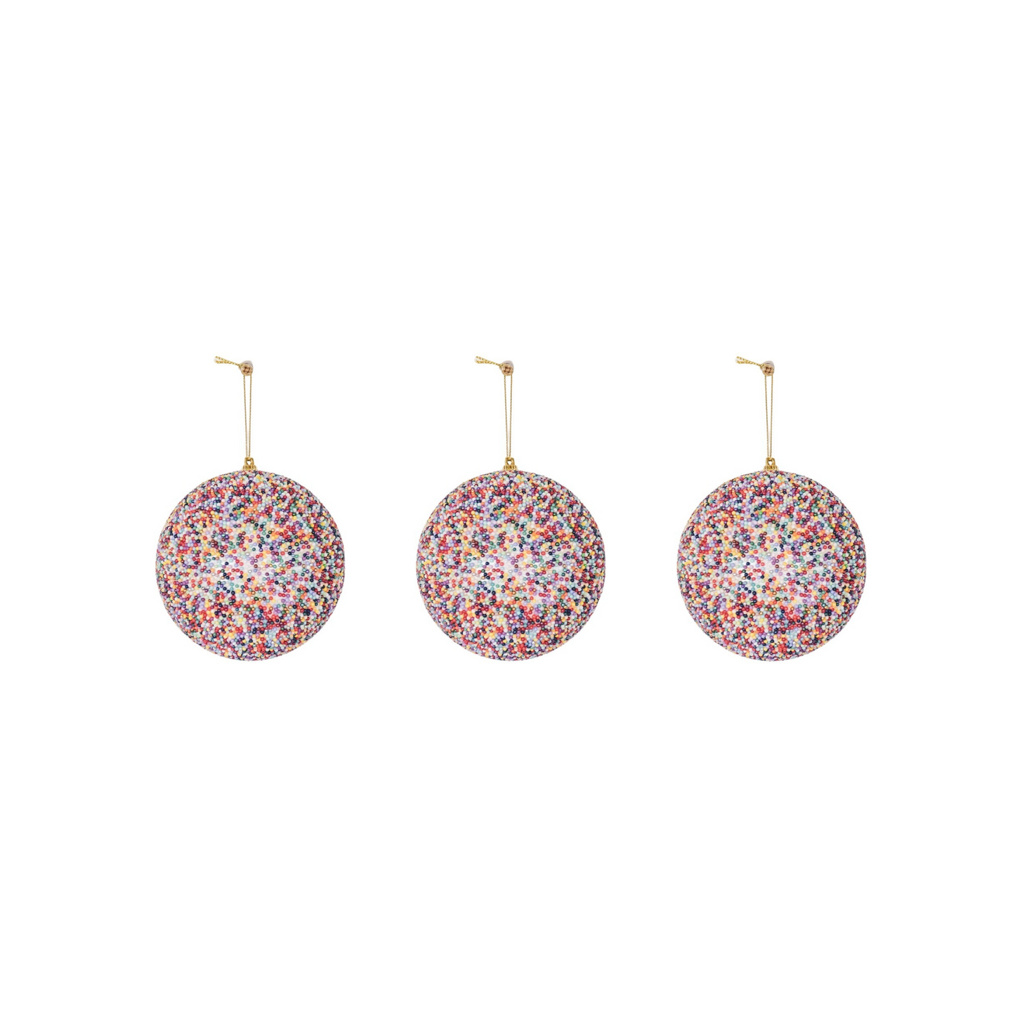 Kerst Hangers - Kerstballen - Foam - Disco Dip - S3- 10 cm