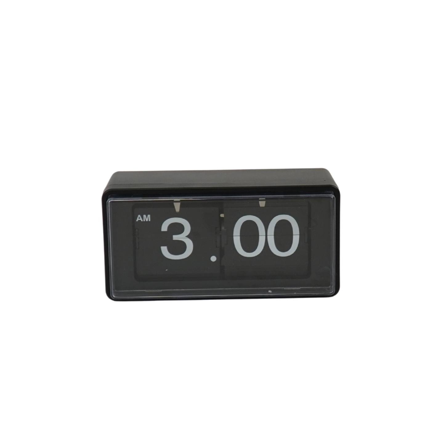 Klok- Kast Klok Flip Over- Zwart - 22x13x11,5cm