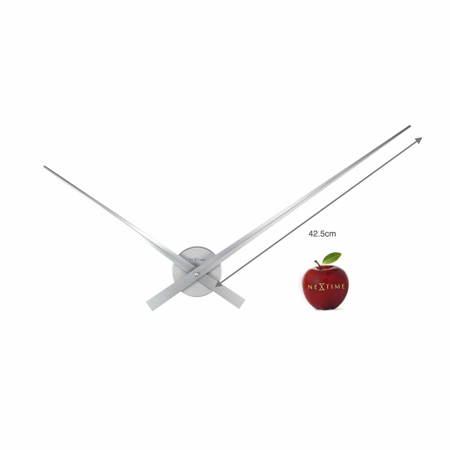 Large wall clock - 85 cm - Aluminum - 'Hands'
