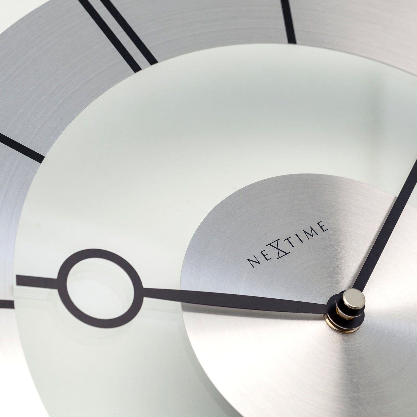 Wall clock - 31 cm - Metal - Glass - 'Retro'