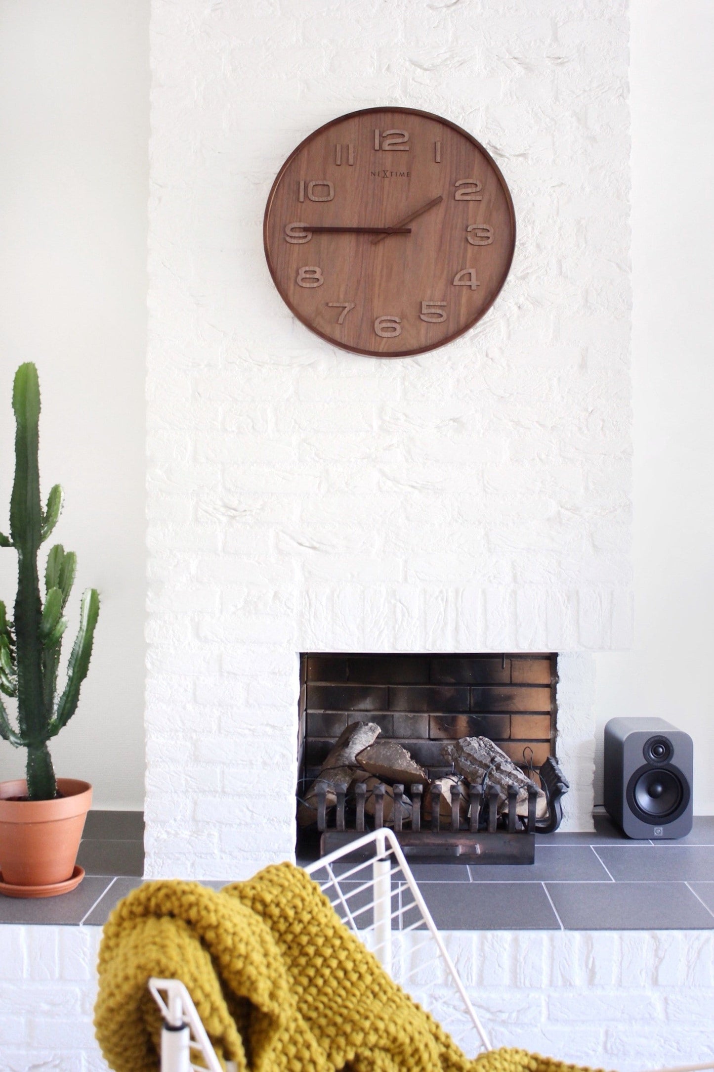 Wall clock - 35 cm - Wood - 'Wood Wood Medium'