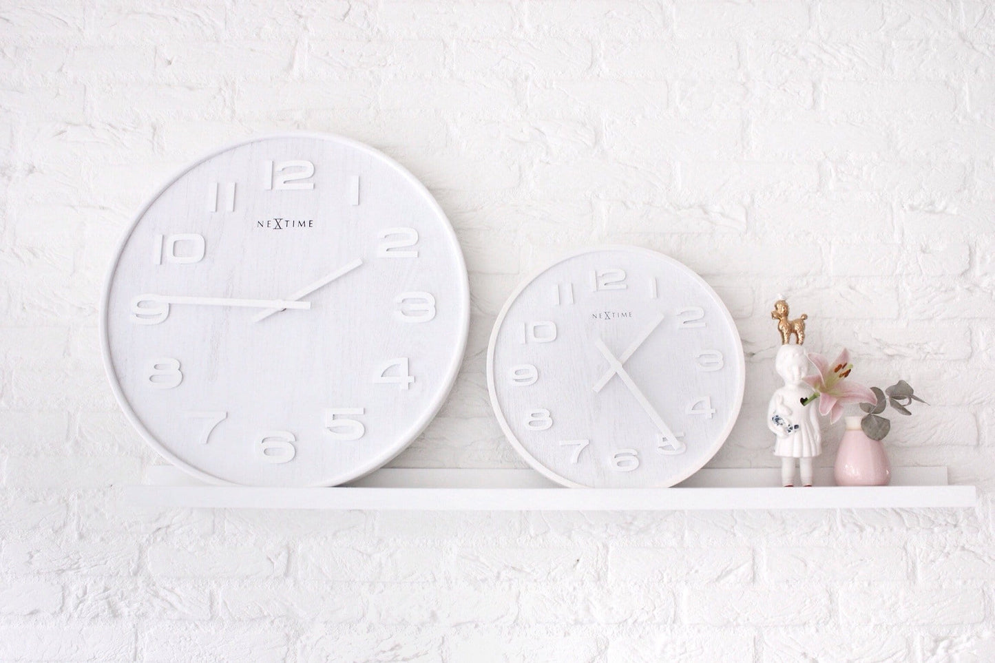 Wall clock - 35 cm - Wood - 'Wood Wood Medium'