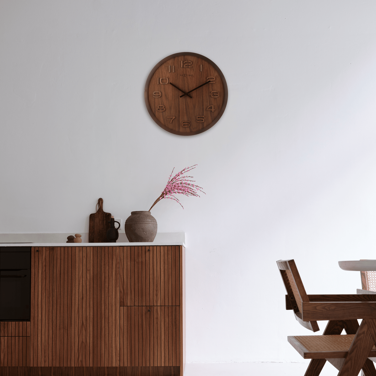Wall clock - 35 cm - Wood - 'Wood Wood Medium'