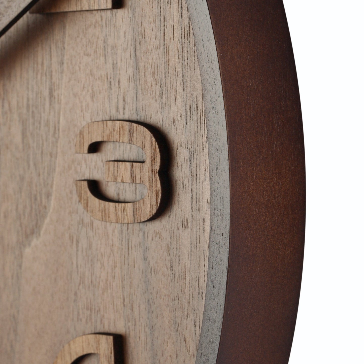 Wall clock - 35 cm - Wood - 'Wood Wood Medium'