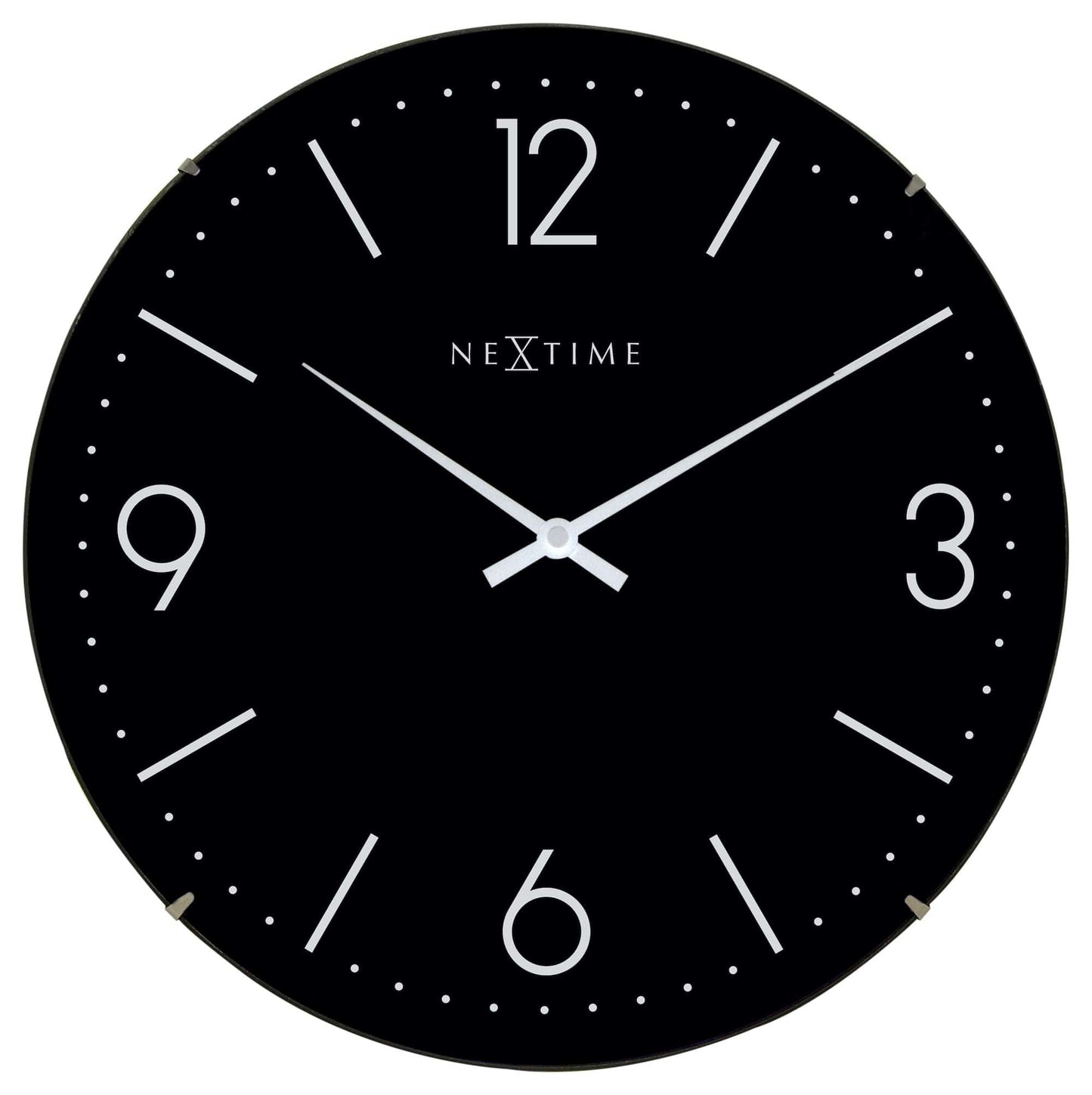 Wall clock - 35 cm - Dome Glass - 'Basic Dome'