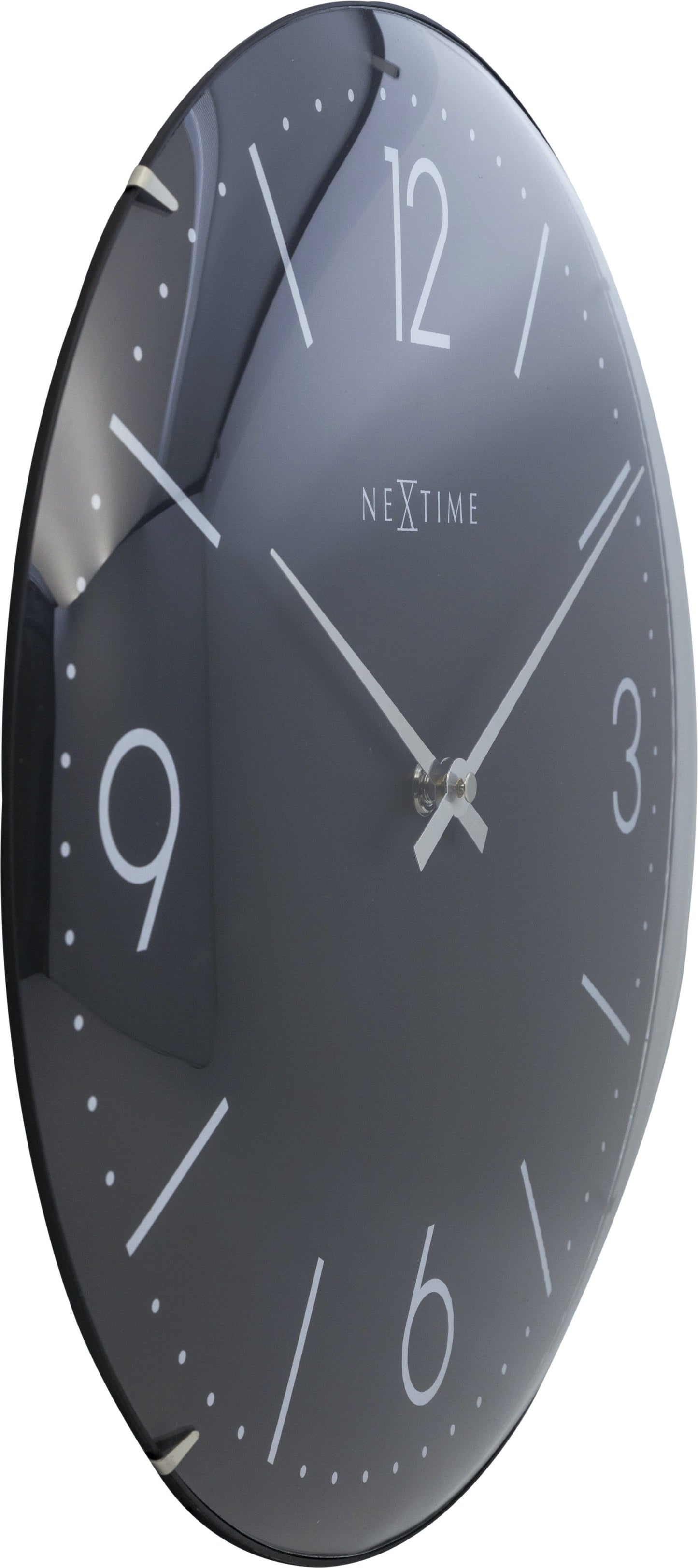 Wall clock - 35 cm - Dome Glass - 'Basic Dome'