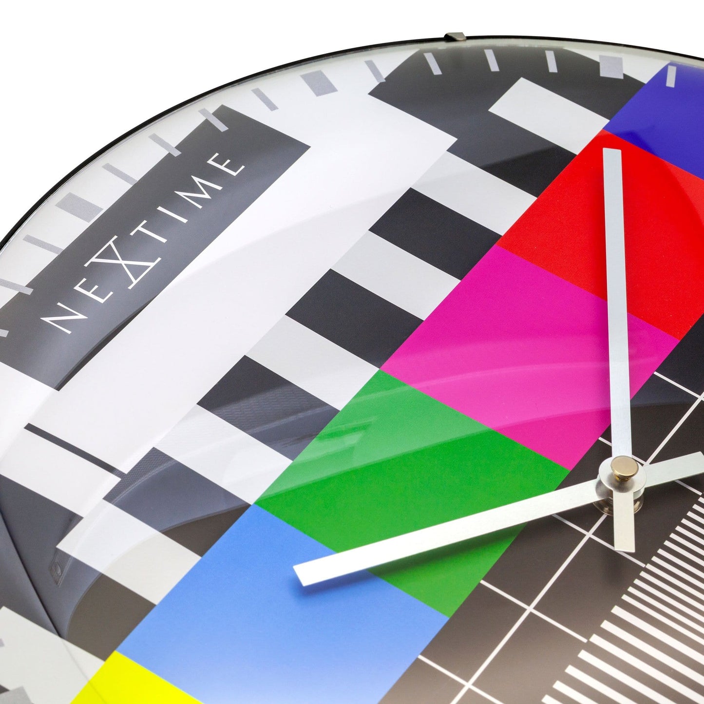Wall clock - 35 cm - Dome Glass - 'Testpage Dome'