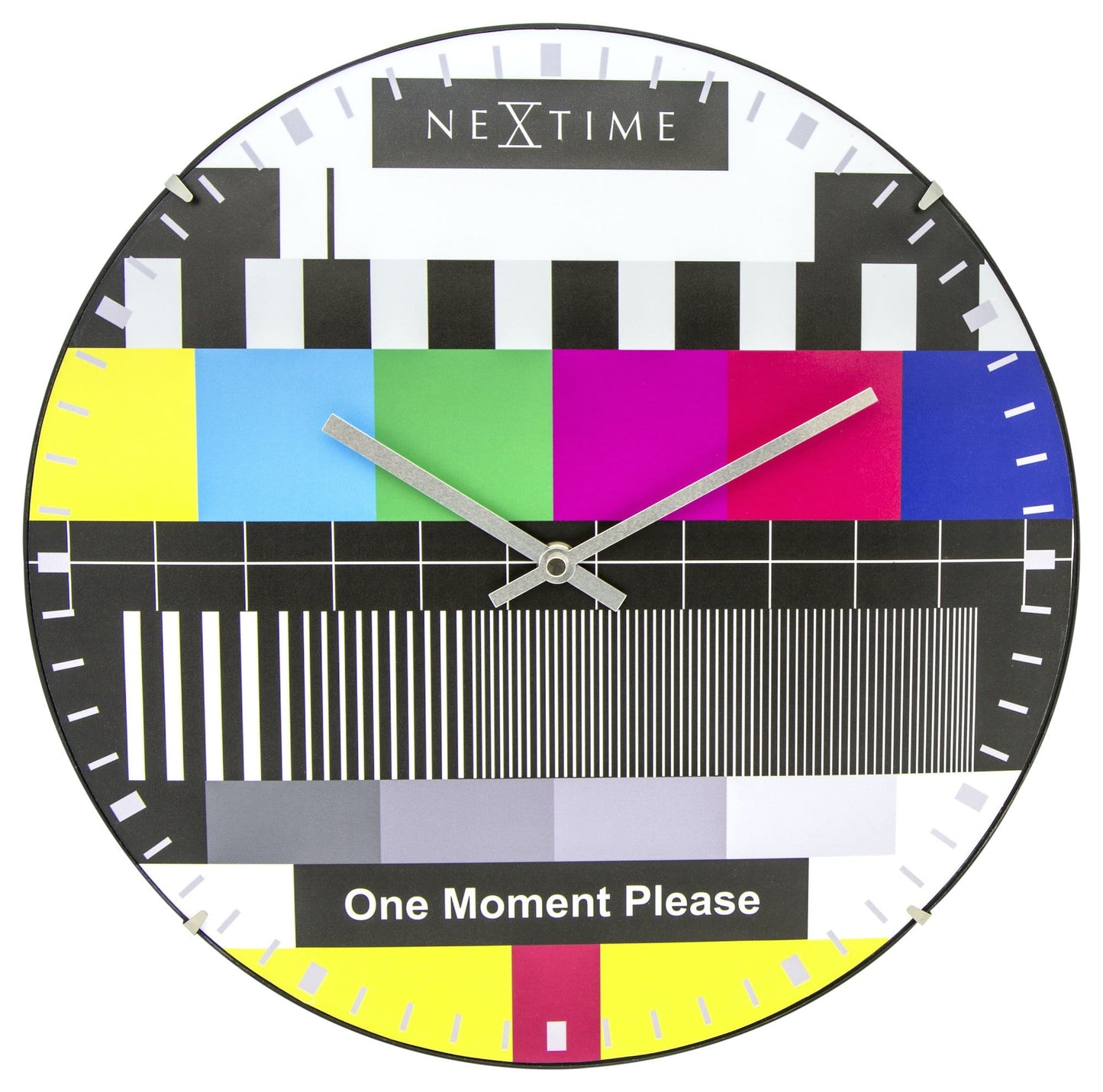 Wall clock - 35 cm - Dome Glass - 'Testpage Dome'