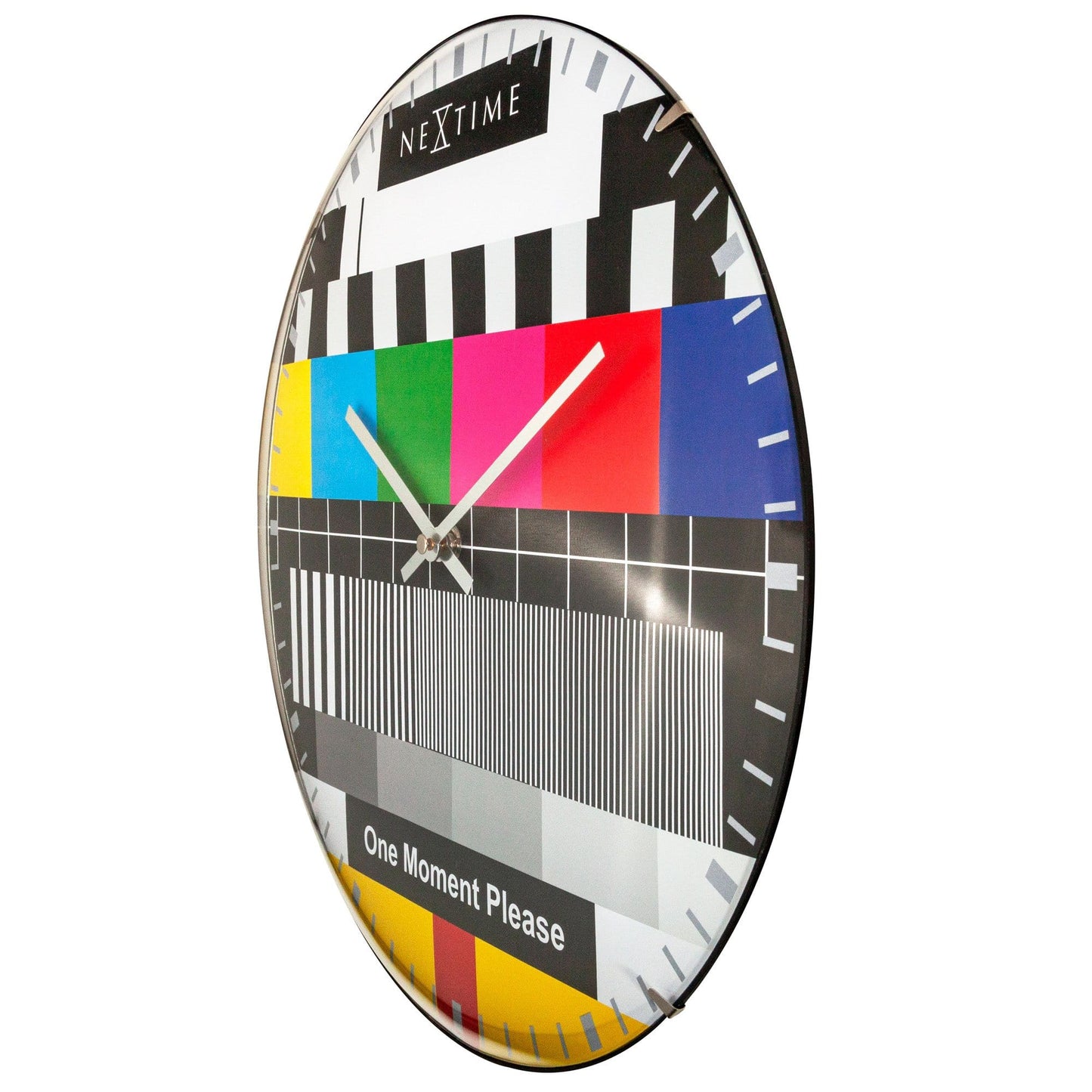 Wall clock - 35 cm - Dome Glass - 'Testpage Dome'