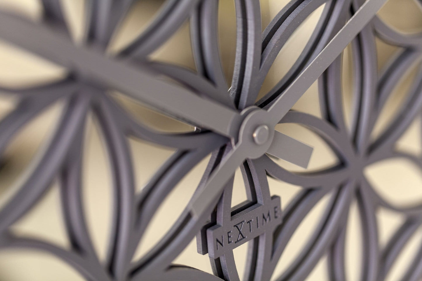Wall clock - 50 cm - Wood/Mirror - 'Bella Mirror'