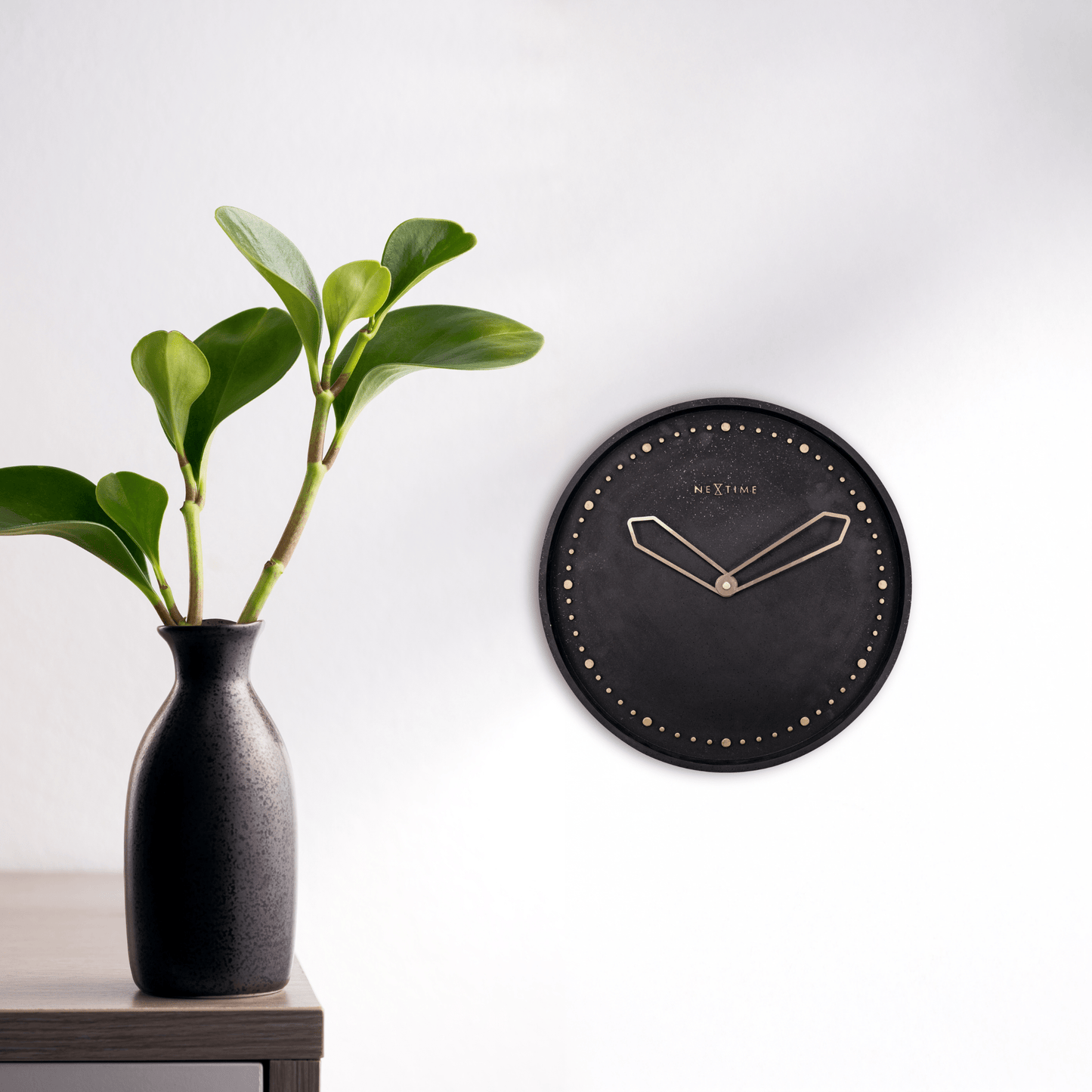 Wall clock - 35 cm - Polyresin - 'Cross'