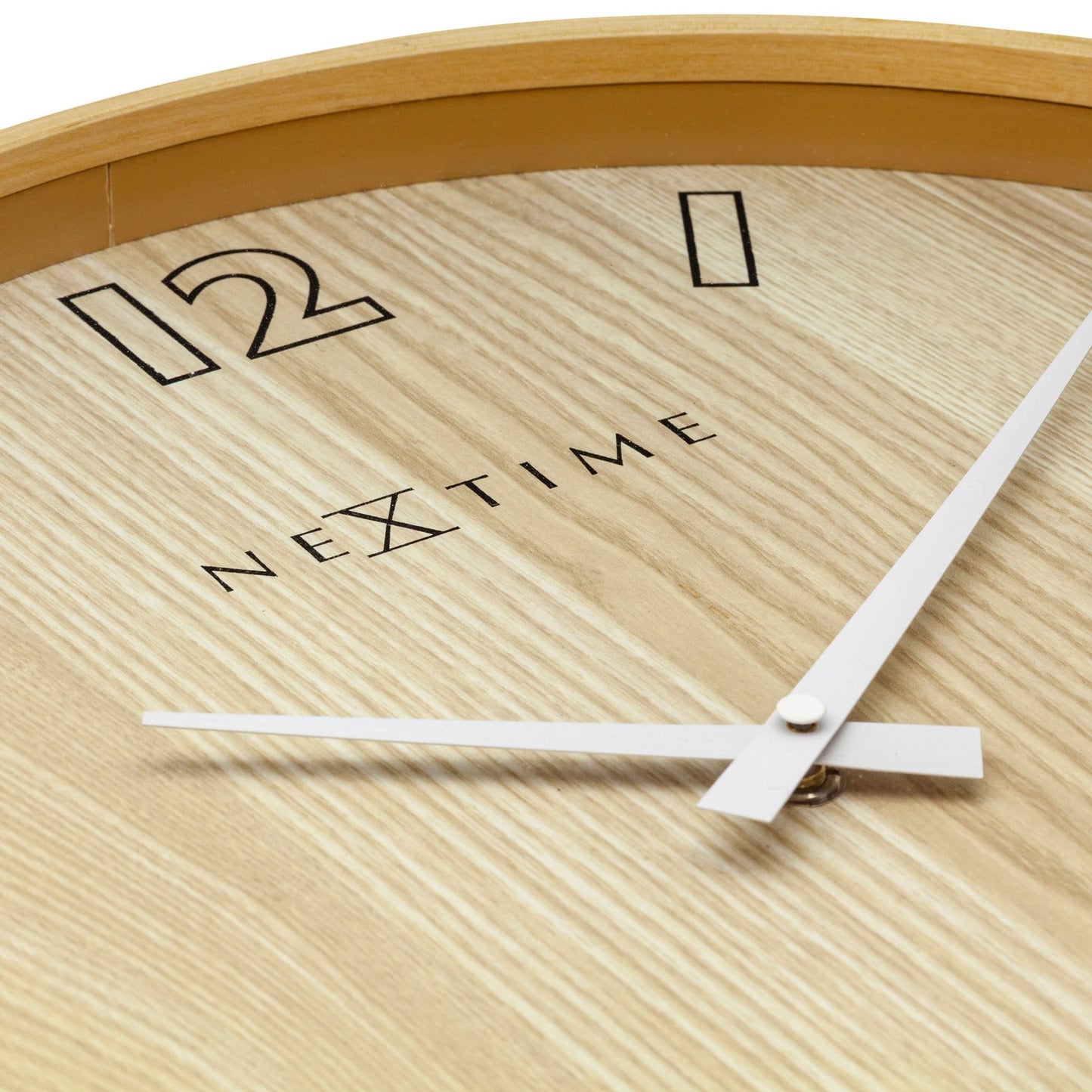 Wall clock- 40 cm - Wood/Fabric - 'Loop Big'