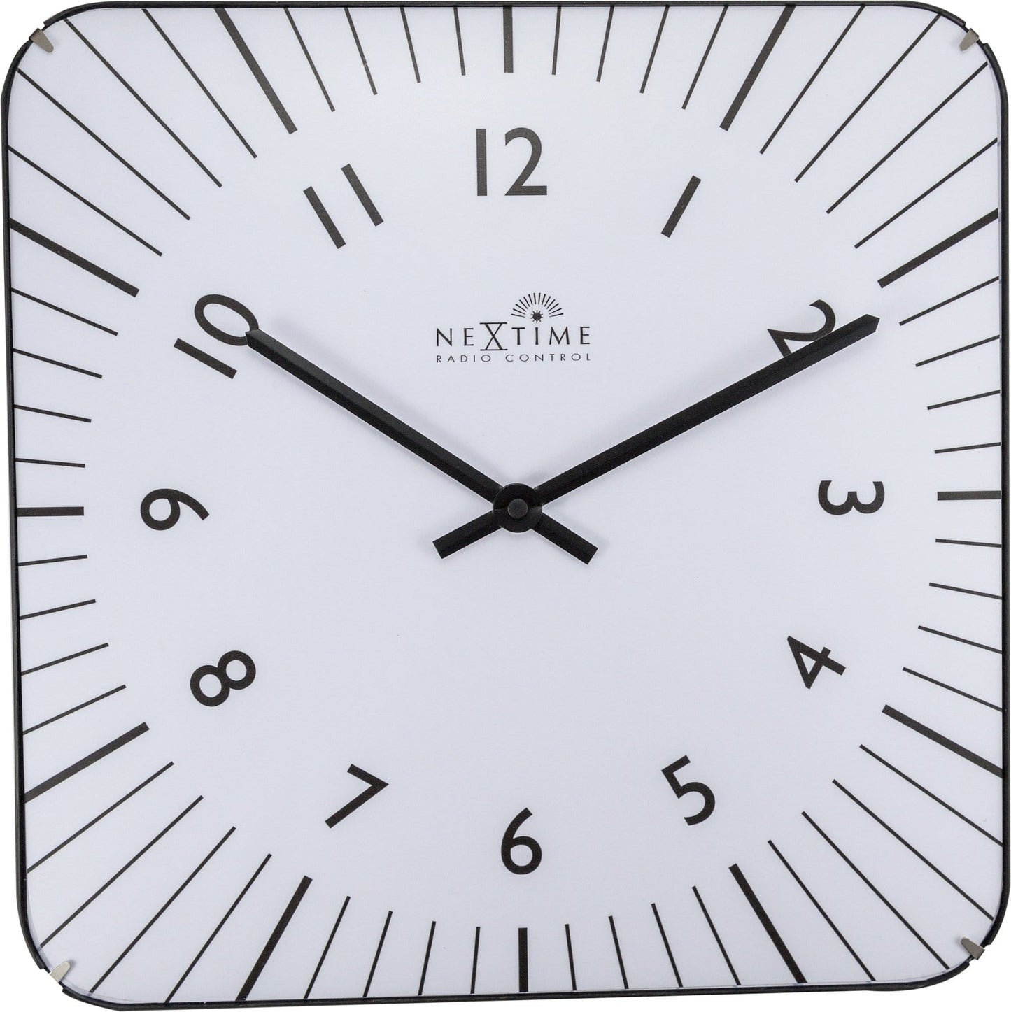 Wall clock- 35 cm - Glass - Atomic Clock- 'Alex RC'