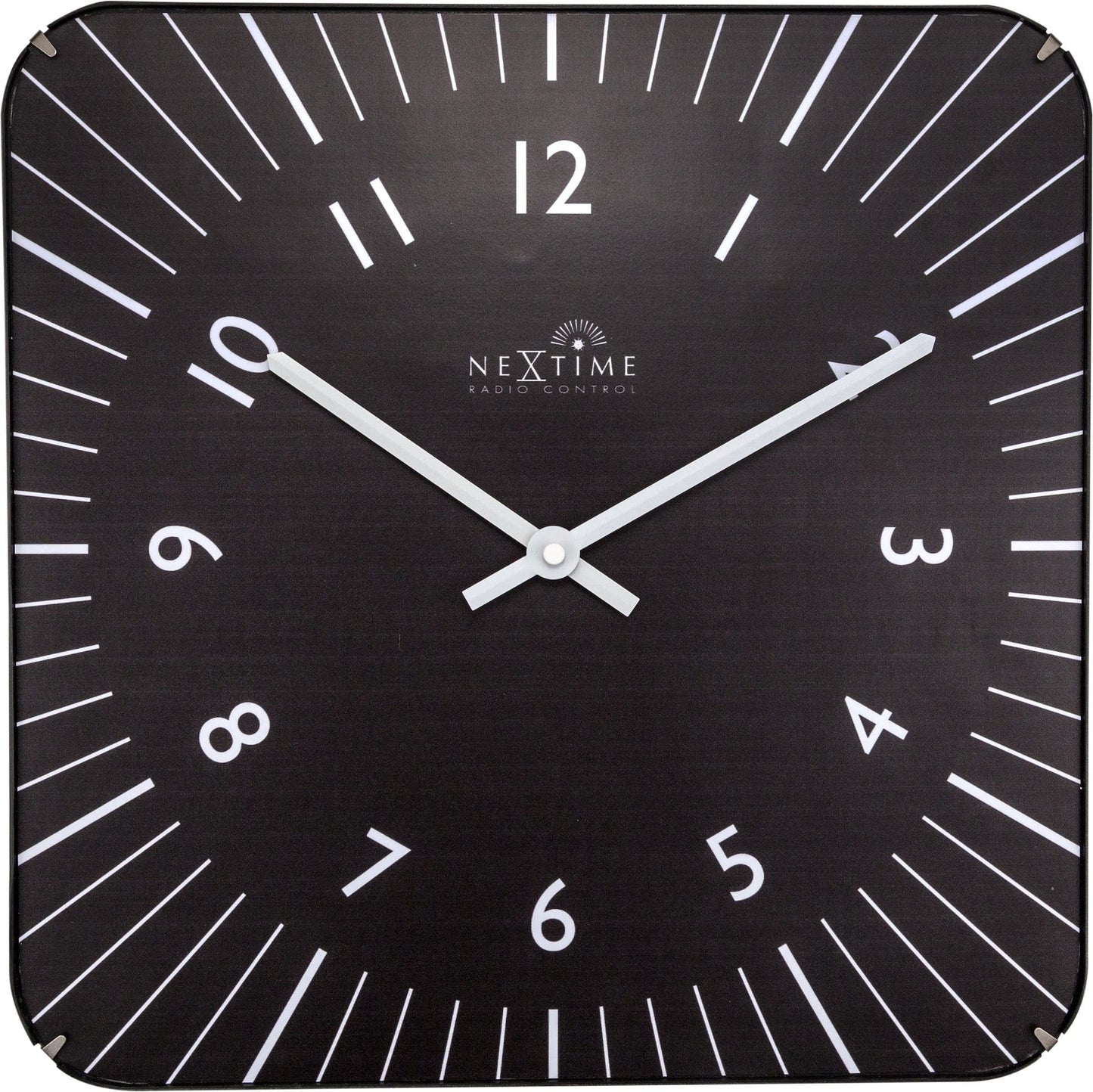 Wall clock- 35 cm - Glass - Atomic Clock- 'Alex RC'