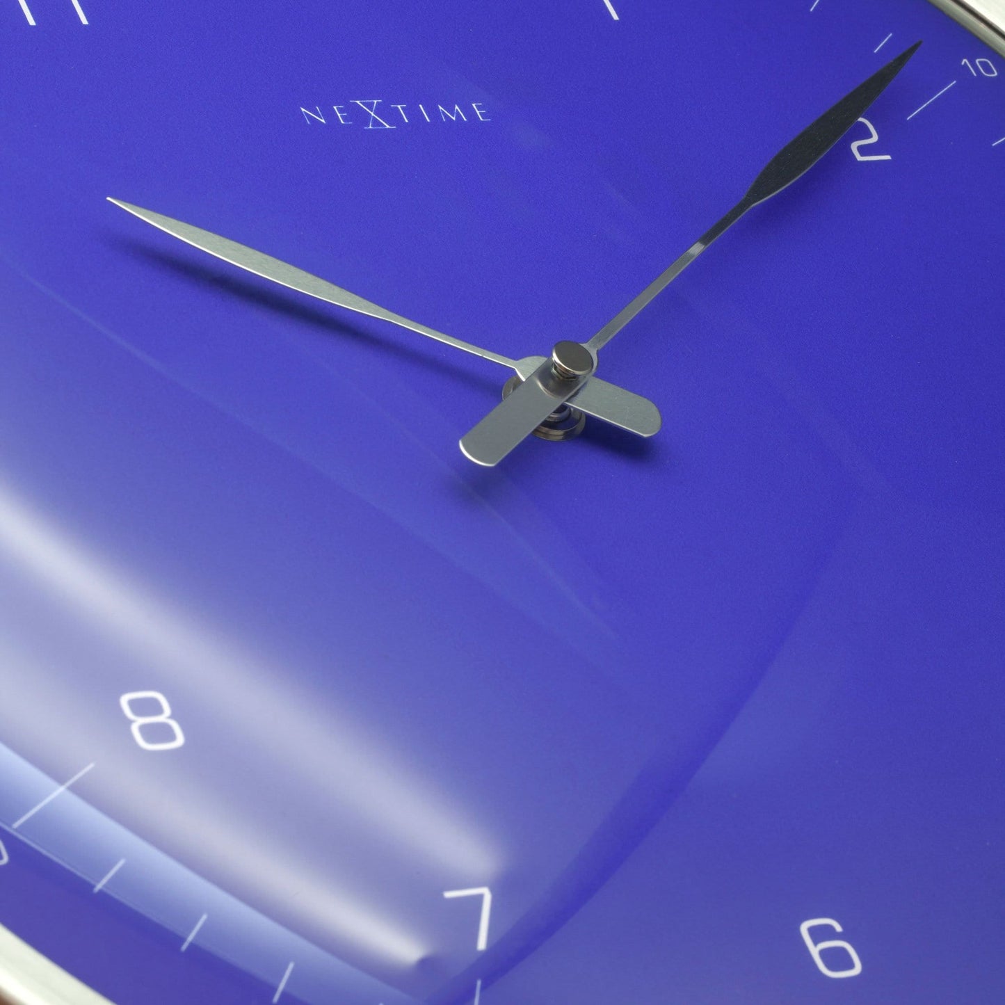 Wall clock- 33 cm - Metal - Dome Shaped Glass- '60 Minutes'