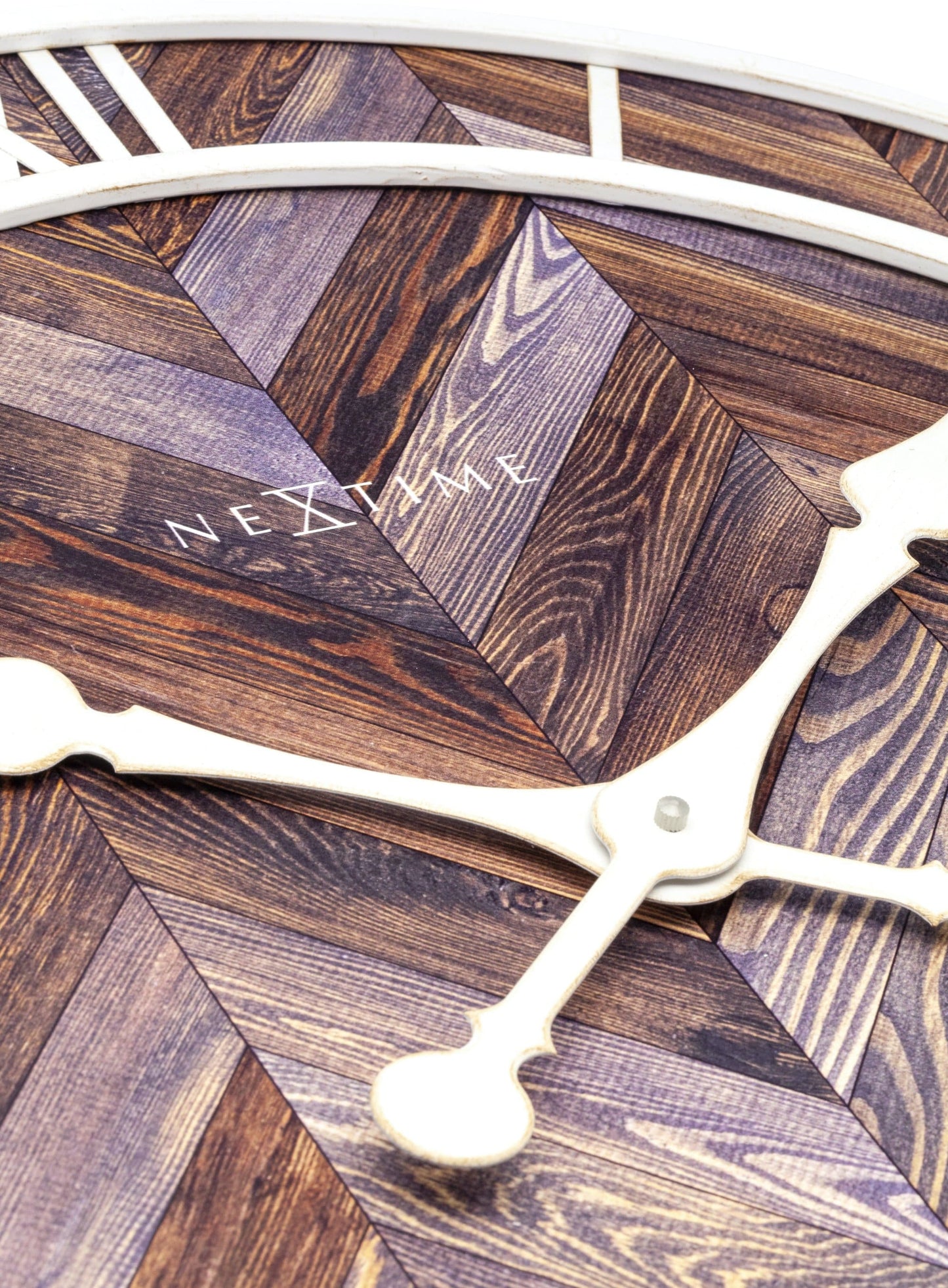 Wall clock - 58 cm - Wood/Metal - 'Roman Vintage'