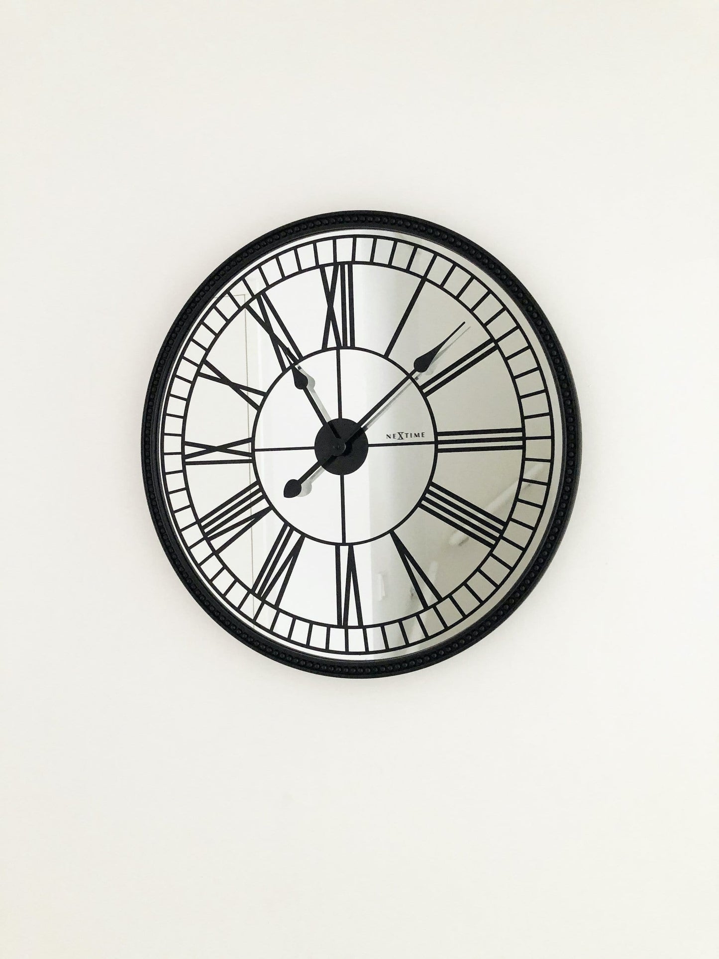 Wall clock - 56 cm - Mirror - 'Cleopatra mirror'