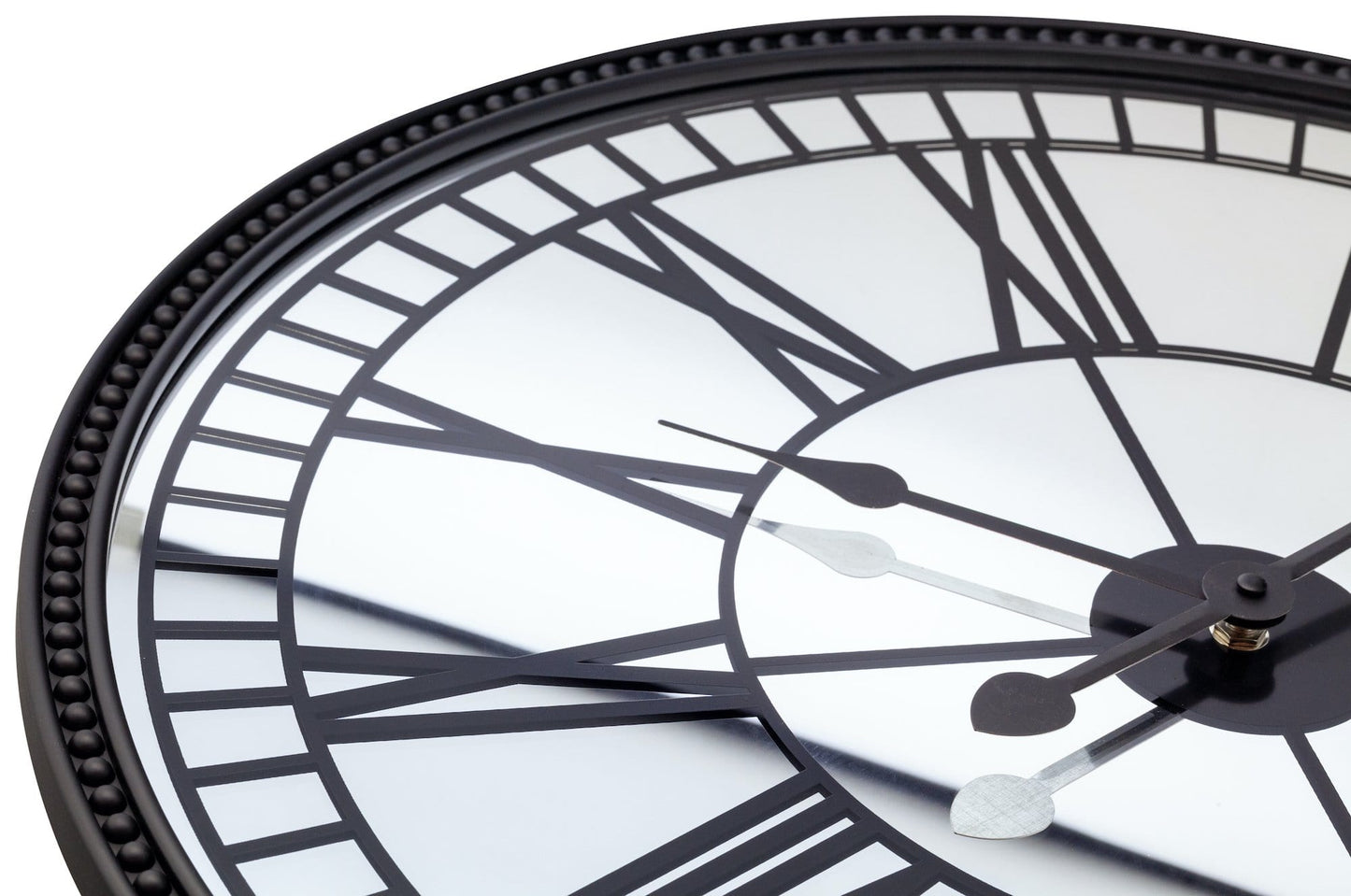Wall clock - 56 cm - Mirror - 'Cleopatra mirror'