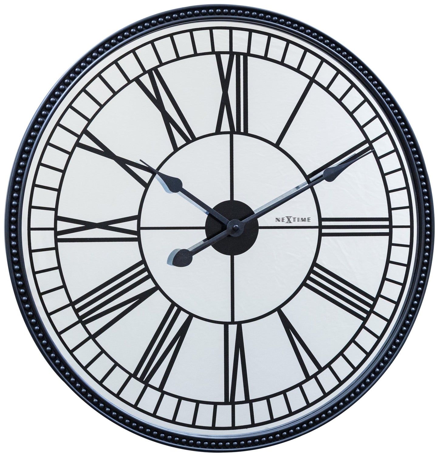 Wall clock - 56 cm - Mirror - 'Cleopatra mirror'