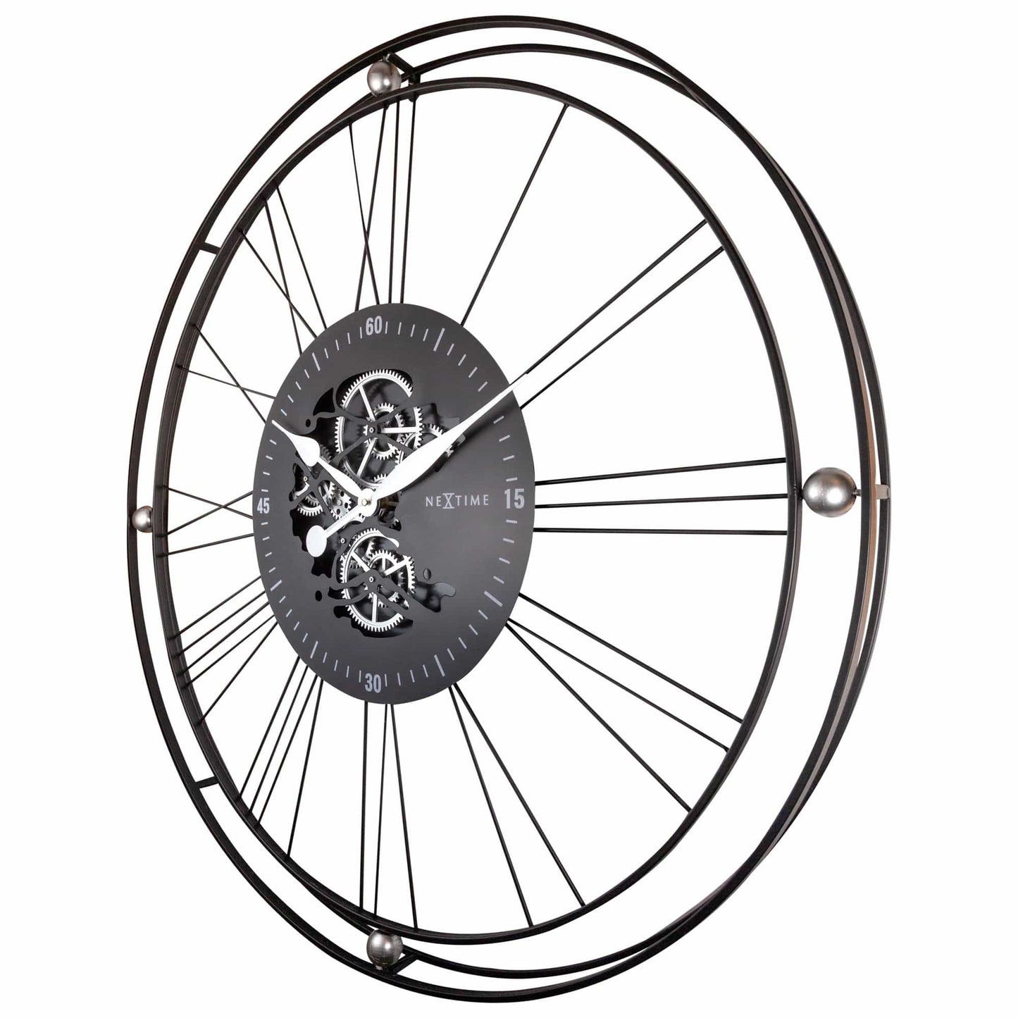 Roman Gear Clock XXL - 90.5cm - Metal - Roman Gear Clock
