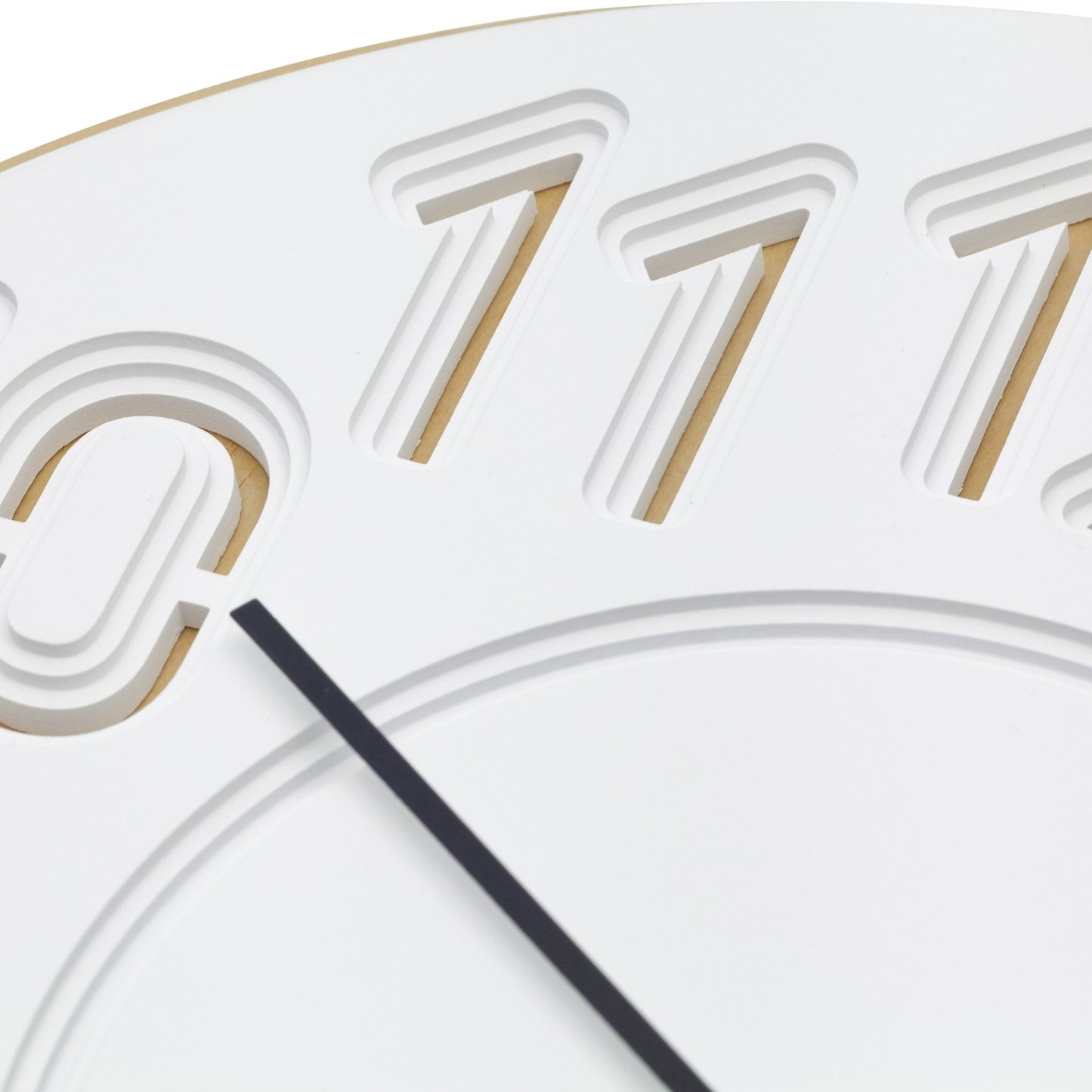Japanese Design Wall Clock - Concrete/Wood - 30cm - Taimingu