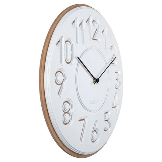 Japanese Design Wall Clock - Concrete/Wood - 30cm - Taimingu