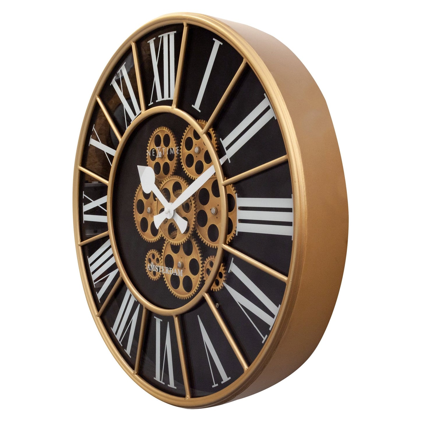 Moving Gear clock - Large Wall Clock - 50cm - "William"